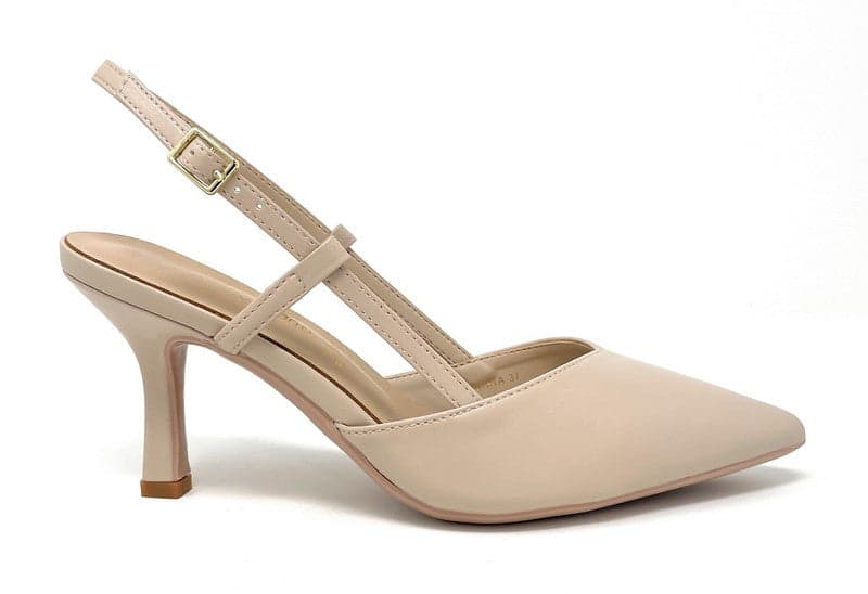 Francesco Milano slingback donna Budapest beige A08 21A in Scarpe col tacco Teresi Calzature - Marsala, commercioVirtuoso.it