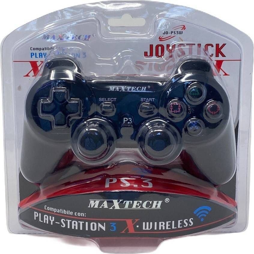 JOYSTICK WIRELESS COMPATIBILE CON PLAY-STATION 3 PS3 VIBRAZIONE MAXTECH JO-PS002 in Controller standard e gamepads Trade Shop italia - Napoli, commercioVirtuoso.it