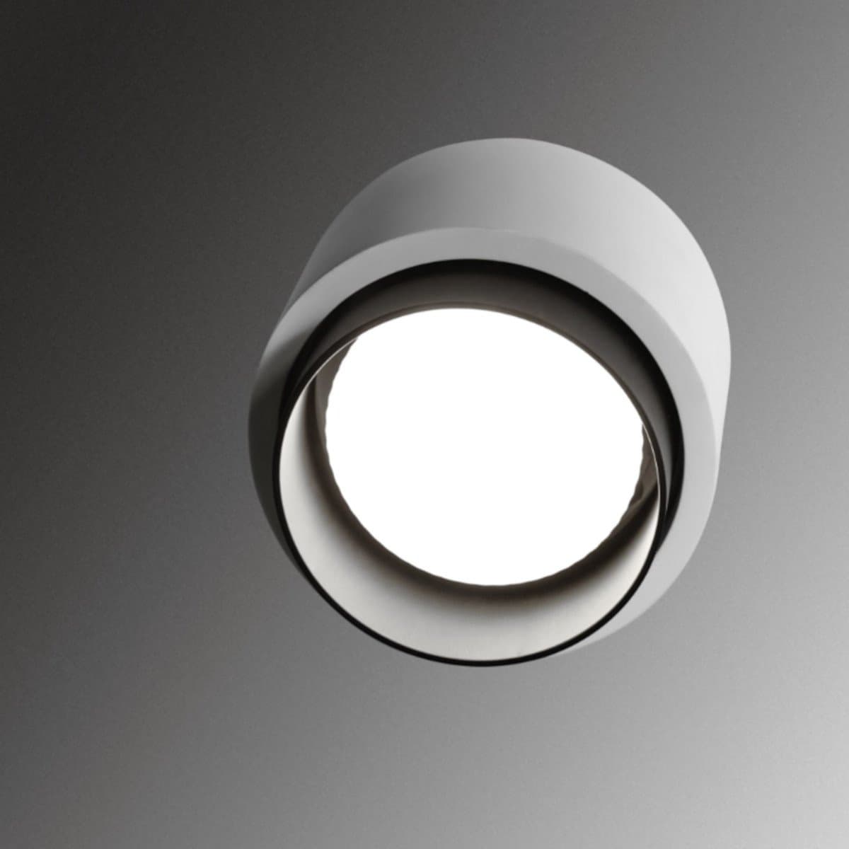 Plafoniera gesso Sforzin illuminazione SYME tonda T438 T439 T440 T441 GX53 LED alluminio soffitto in Plafoniere Lampadari Bartalini - Colle di Val d’Elsa, commercioVirtuoso.it