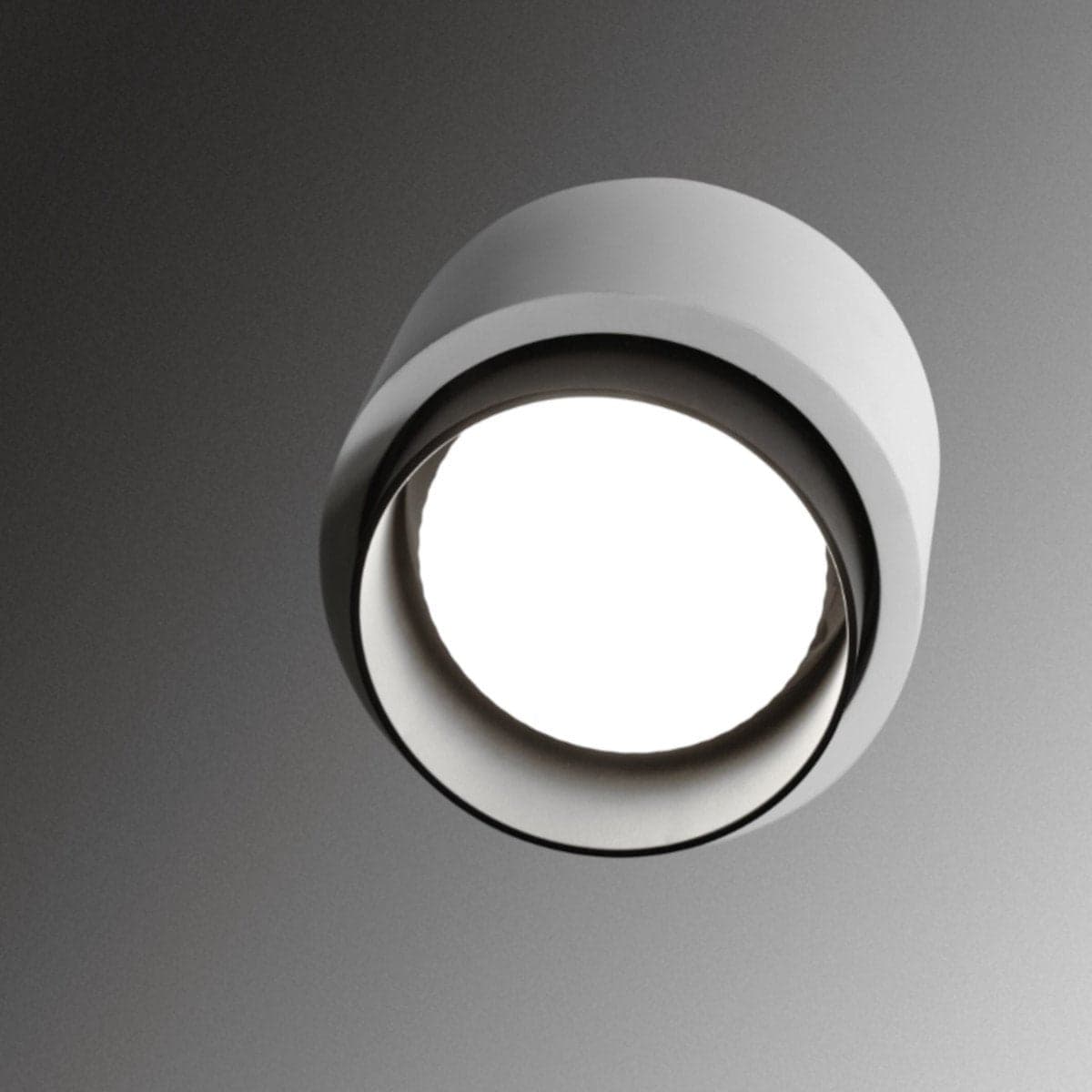 Plafoniera gesso Sforzin illuminazione SYME tonda T438 T439 T440 T441 GX53 LED alluminio soffitto in Plafoniere Lampadari Bartalini - Colle di Val d’Elsa, commercioVirtuoso.it
