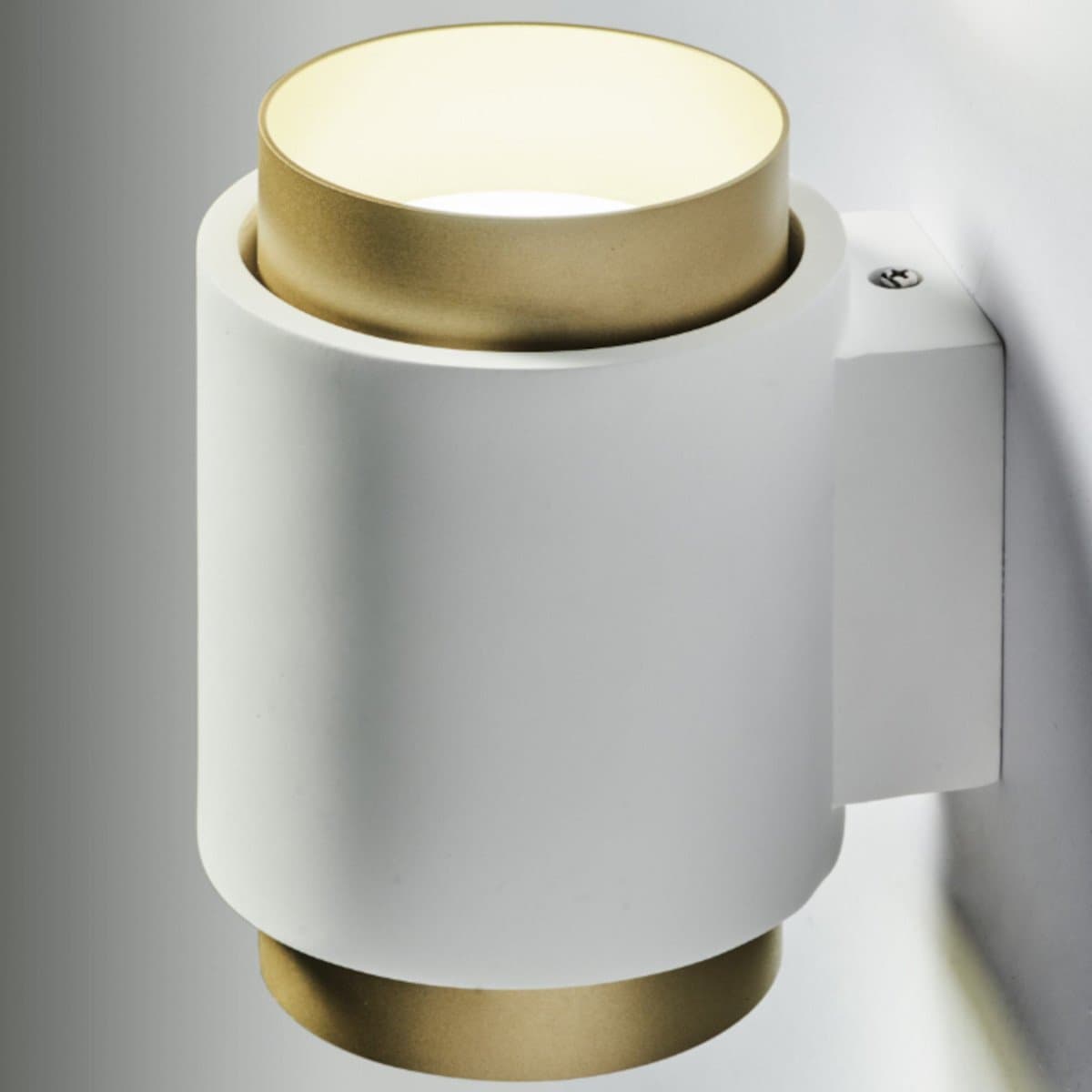 Applique gesso Sforzin illuminazione SYME tonda T446 T447 T448 T449 GX53 LED biemissione parete in Applique Lampadari Bartalini - Colle di Val d’Elsa, commercioVirtuoso.it