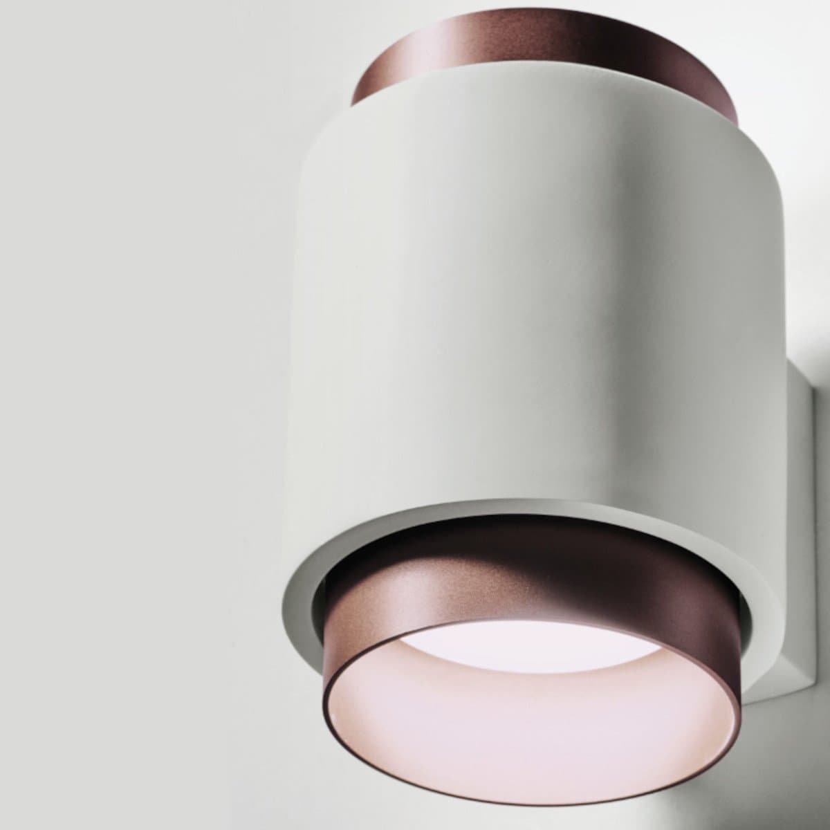 Applique gesso Sforzin illuminazione SYME tonda T446 T447 T448 T449 GX53 LED biemissione parete in Applique Lampadari Bartalini - Colle di Val d’Elsa, commercioVirtuoso.it