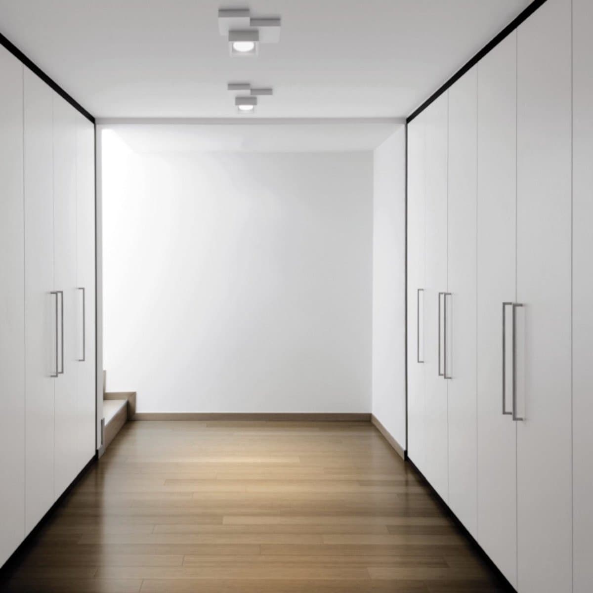 Plafoniera gesso Sforzin Illuminazione SIDE Small T369 GX53 LED verniciabile soffitto in Plafoniere Lampadari Bartalini - Colle di Val d’Elsa, commercioVirtuoso.it