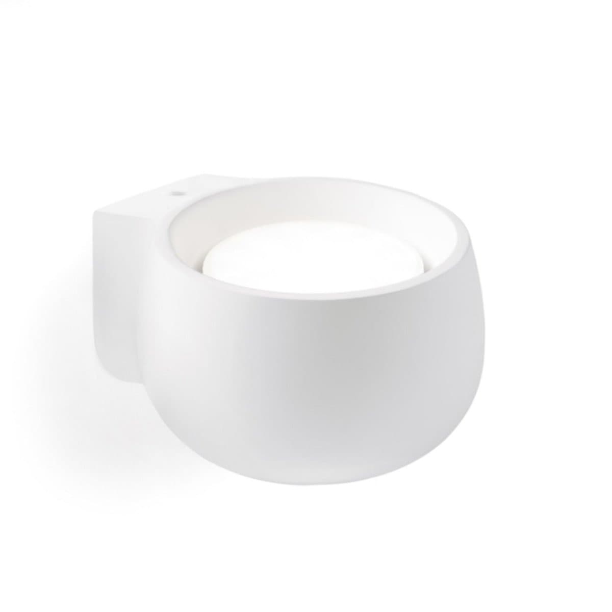 Applique gesso Sforzin illuminazione MYSIA T460 GX53 LED monoemissione parete in Faretti da muro Lampadari Bartalini - Colle di Val d’Elsa, commercioVirtuoso.it