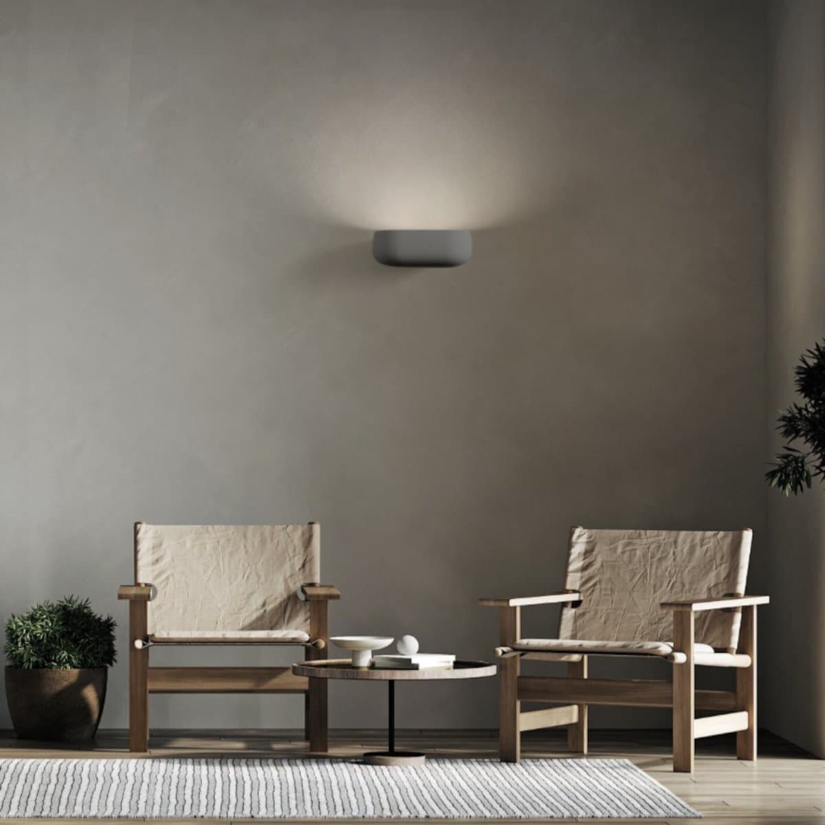 Applique gesso Sforzin illuminazione MYSIA T463 GX53 LED monoemissione parete in Faretti da muro Lampadari Bartalini - Colle di Val d’Elsa, commercioVirtuoso.it