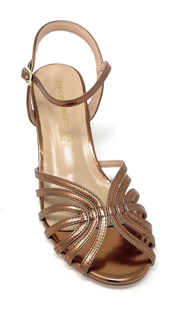 Francesco Milano sandali donna Barcellona bronzo G18 04N in Stivali Teresi Calzature - Marsala, commercioVirtuoso.it