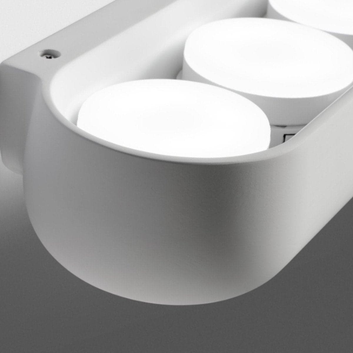 Applique gesso Sforzin illuminazione MYSIA T477 GX53 LED monoemissione parete in Faretti da muro Lampadari Bartalini - Colle di Val d’Elsa, commercioVirtuoso.it