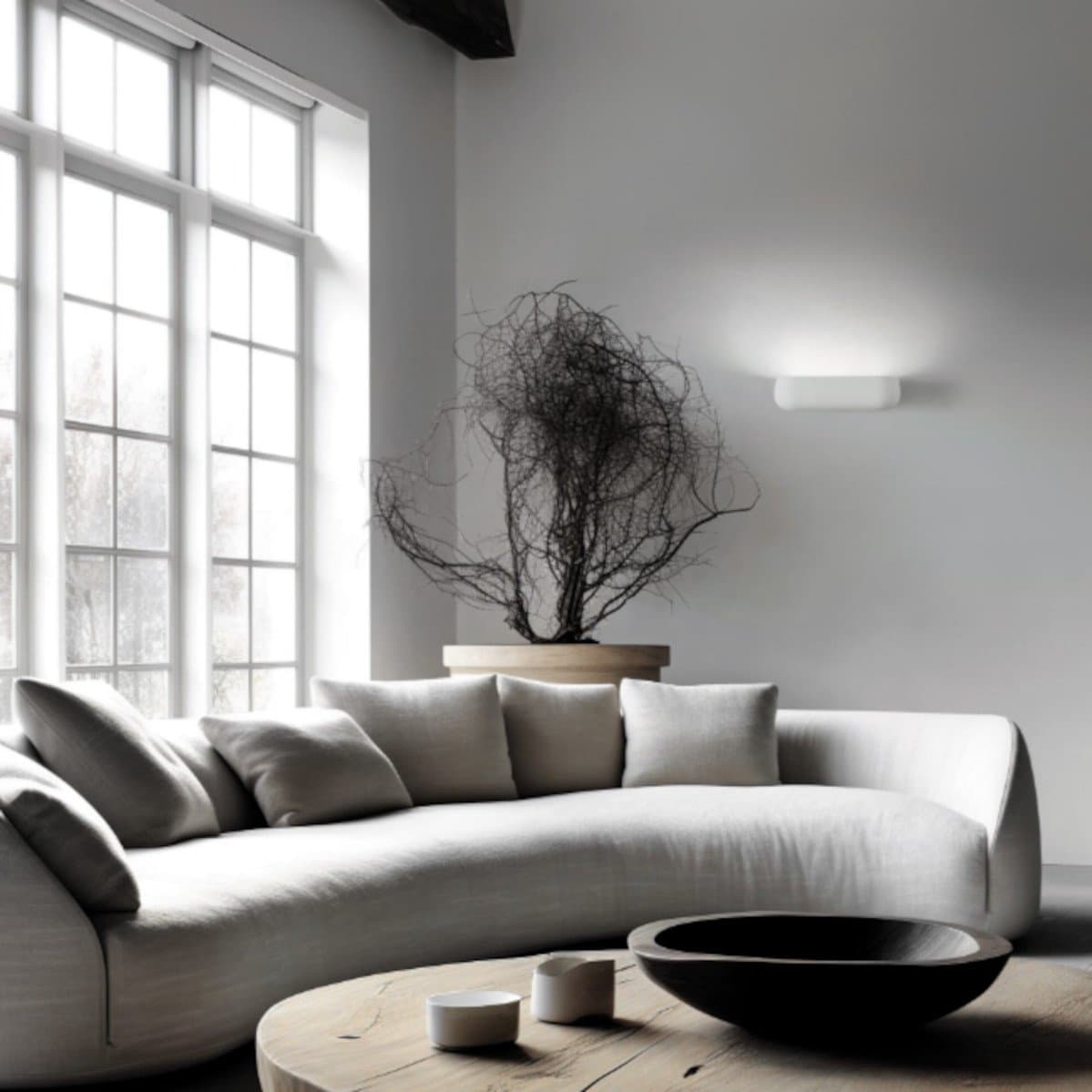 Applique gesso Sforzin illuminazione MYSIA T477 GX53 LED monoemissione parete in Faretti da muro Lampadari Bartalini - Colle di Val d’Elsa, commercioVirtuoso.it