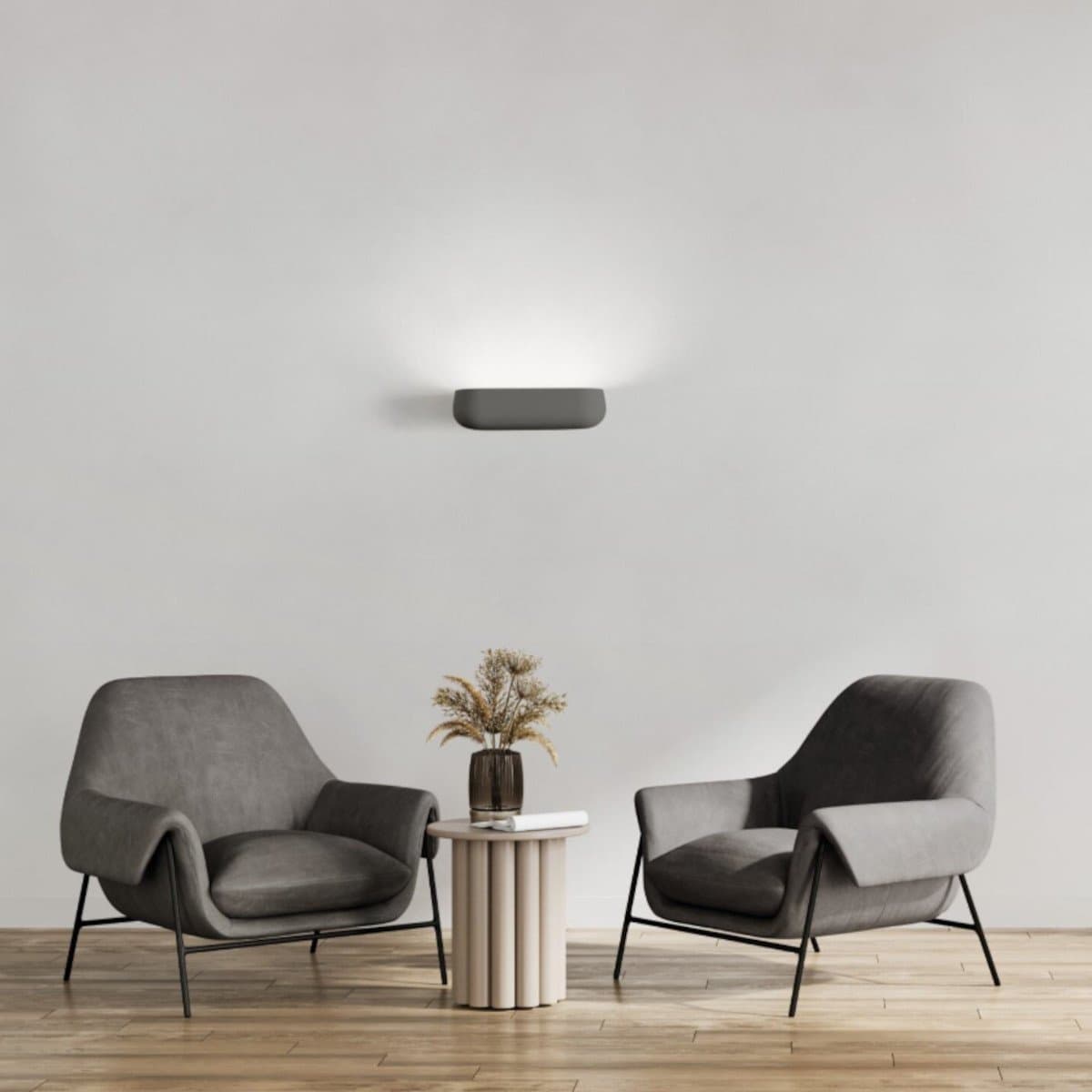 Applique gesso Sforzin illuminazione MYSIA T478 GX53 LED monoemissione parete in Faretti da muro Lampadari Bartalini - Colle di Val d’Elsa, commercioVirtuoso.it