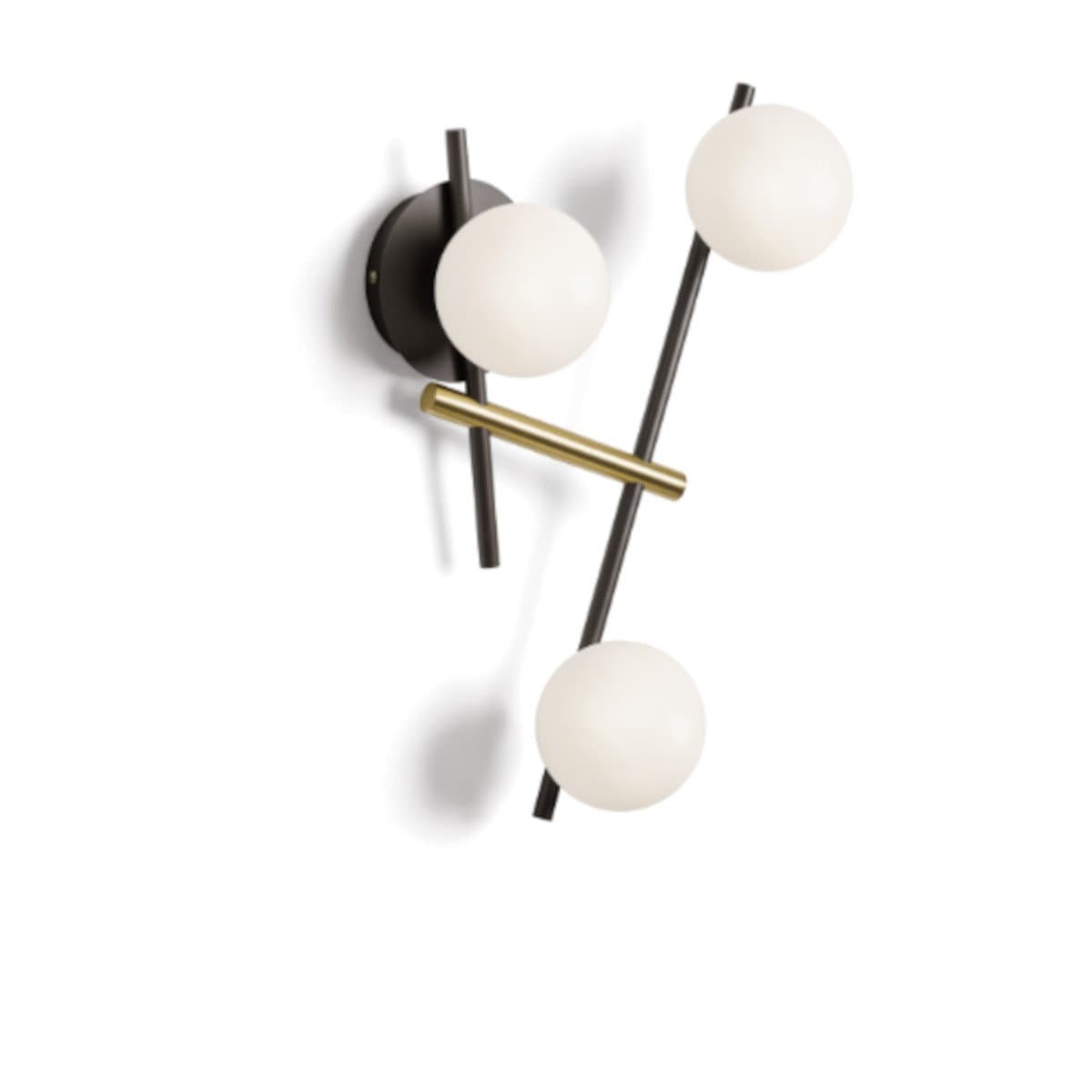 Applique moderna Miloox KIKA 1744 331 G9 LED metallo vetro in Applique Lampadari Bartalini - Colle di Val d’Elsa, commercioVirtuoso.it