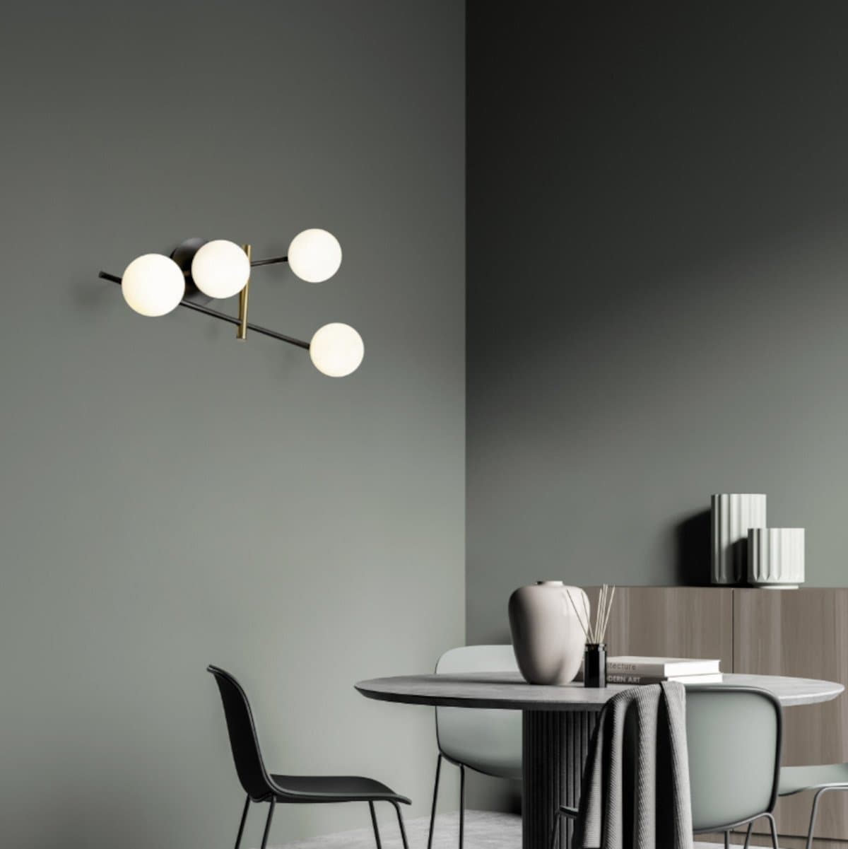 Applique moderna Miloox KIKA 1744 332 G9 LED metallo vetro in Applique Lampadari Bartalini - Colle di Val d’Elsa, commercioVirtuoso.it