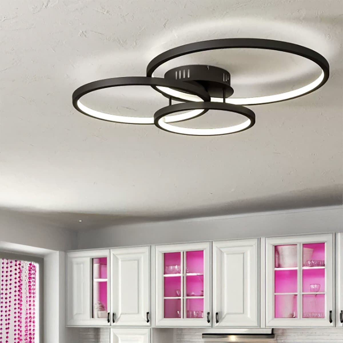 Plafoniera TRIO Lighting AARON 652710342 LED RGBW 4200LM metallo antracite lampada soffitto ultramoderna telecomando in Plafoniere Lampadari Bartalini - Colle di Val d’Elsa, commercioVirtuoso.it