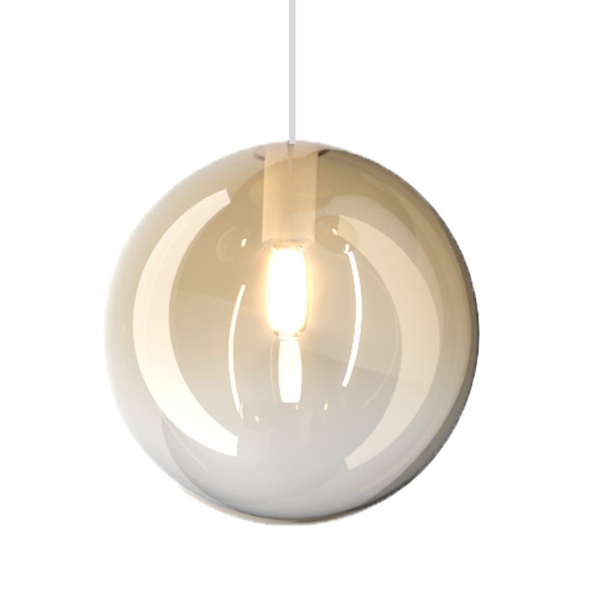 Lampadario Top Light ECLIPSE 1184 BI S2 S AM G9 LED vetro sfera ambra in Lampade a sospensione Lampadari Bartalini - Colle di Val d’Elsa, commercioVirtuoso.it