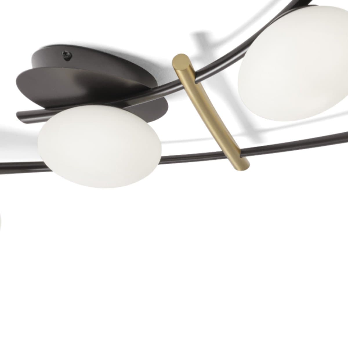 Plafoniera moderna Miloox KIKA 1744 361 G9 LED metallo vetro in Plafoniere Lampadari Bartalini - Colle di Val d’Elsa, commercioVirtuoso.it