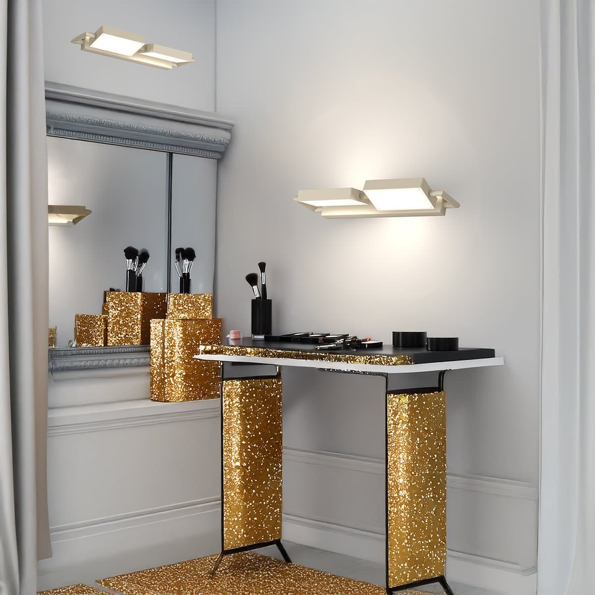 Applique plafoniera orientabile Top Light KUBI 1212 4 SA LED SWITCH 4320LM illuminazione biemissione modulo integrato in Lampade a sospensione Lampadari Bartalini - Colle di Val d’Elsa, commercioVirtuoso.it