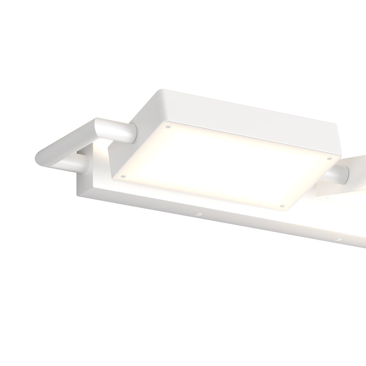 Applique orientabile Top Light KUBI 1212 4 BI LED SWITCH 4320LM illuminazione biemissione modulo integrato in Applique Lampadari Bartalini - Colle di Val d’Elsa, commercioVirtuoso.it