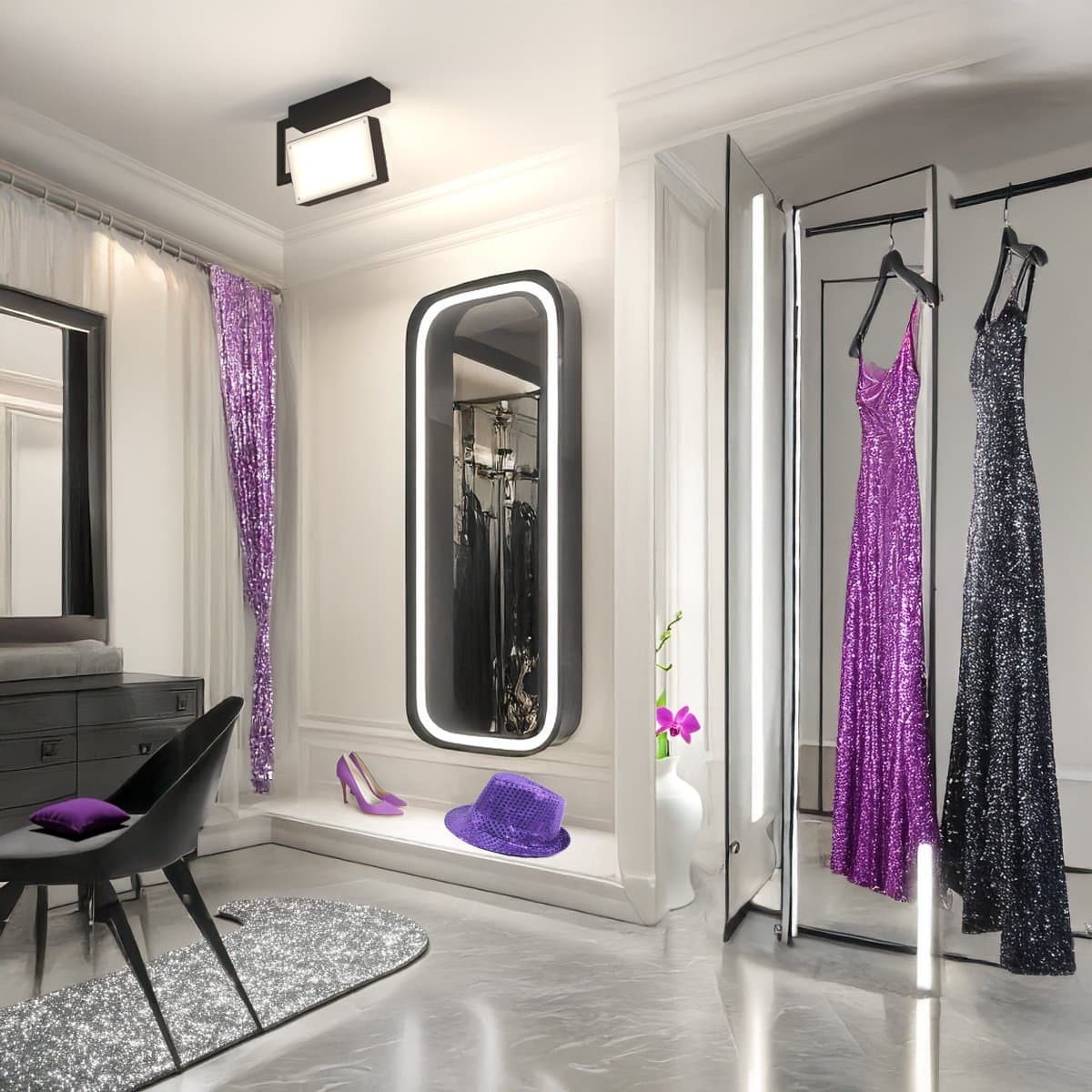 Applique orientabile Top Light KUBI 1212 2 NE LED SWITCH 2160LM illuminazione biemissione modulo integrato in Applique Lampadari Bartalini - Colle di Val d’Elsa, commercioVirtuoso.it