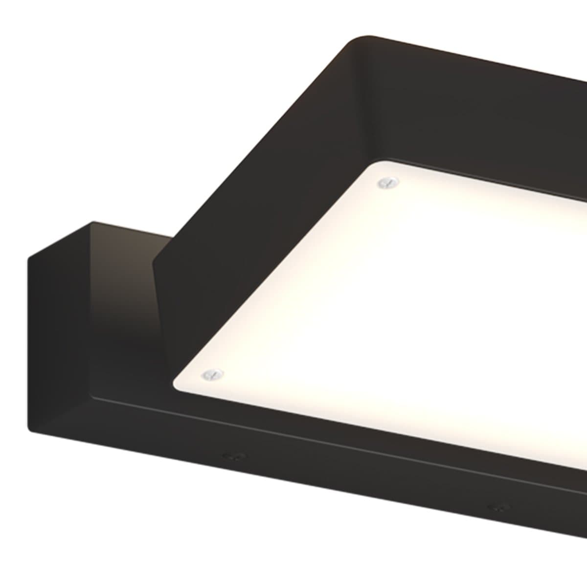 Applique orientabile Top Light KUBI 1212 2 NE LED SWITCH 2160LM illuminazione biemissione modulo integrato in Applique Lampadari Bartalini - Colle di Val d’Elsa, commercioVirtuoso.it