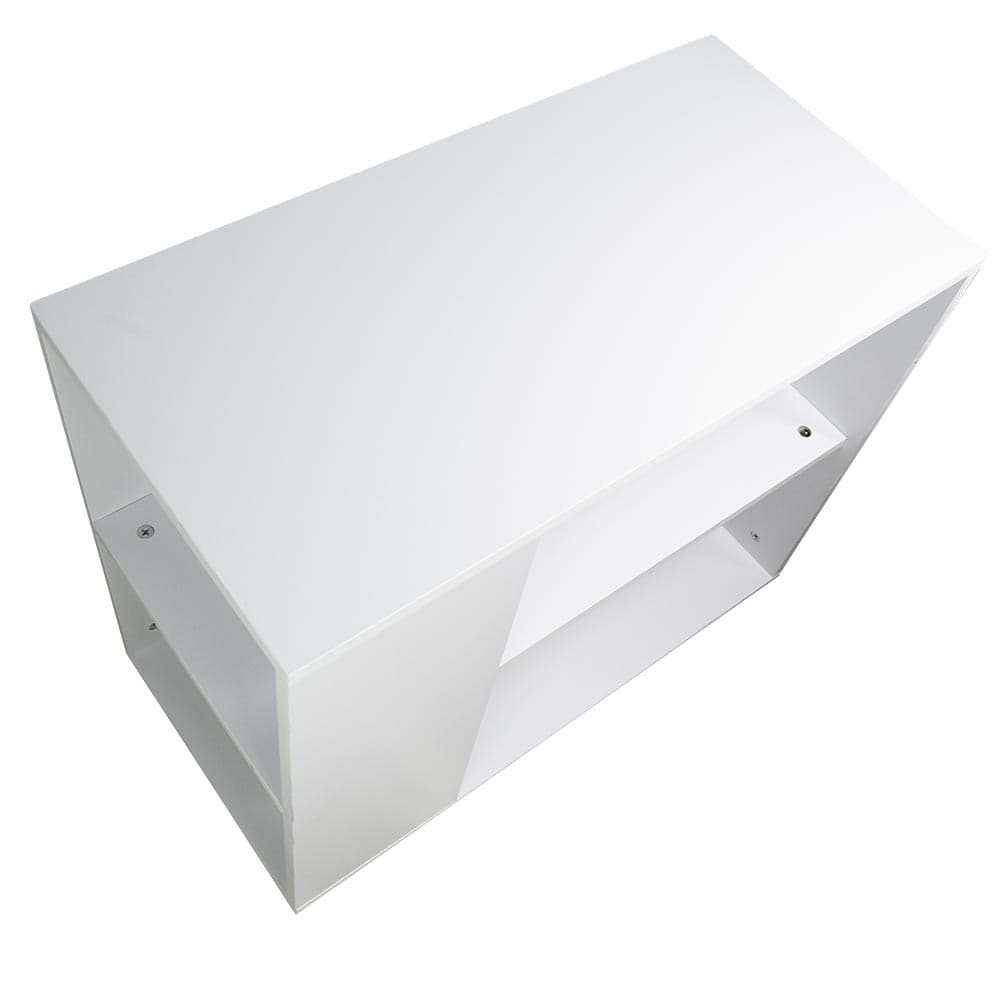 Mobiletto Tavolino con 4 Ruote 70x35 H 61cm Multiuso il Legno 2 Ripiani Bianco in Carrelli da portata Danyx - Casoria, commercioVirtuoso.it