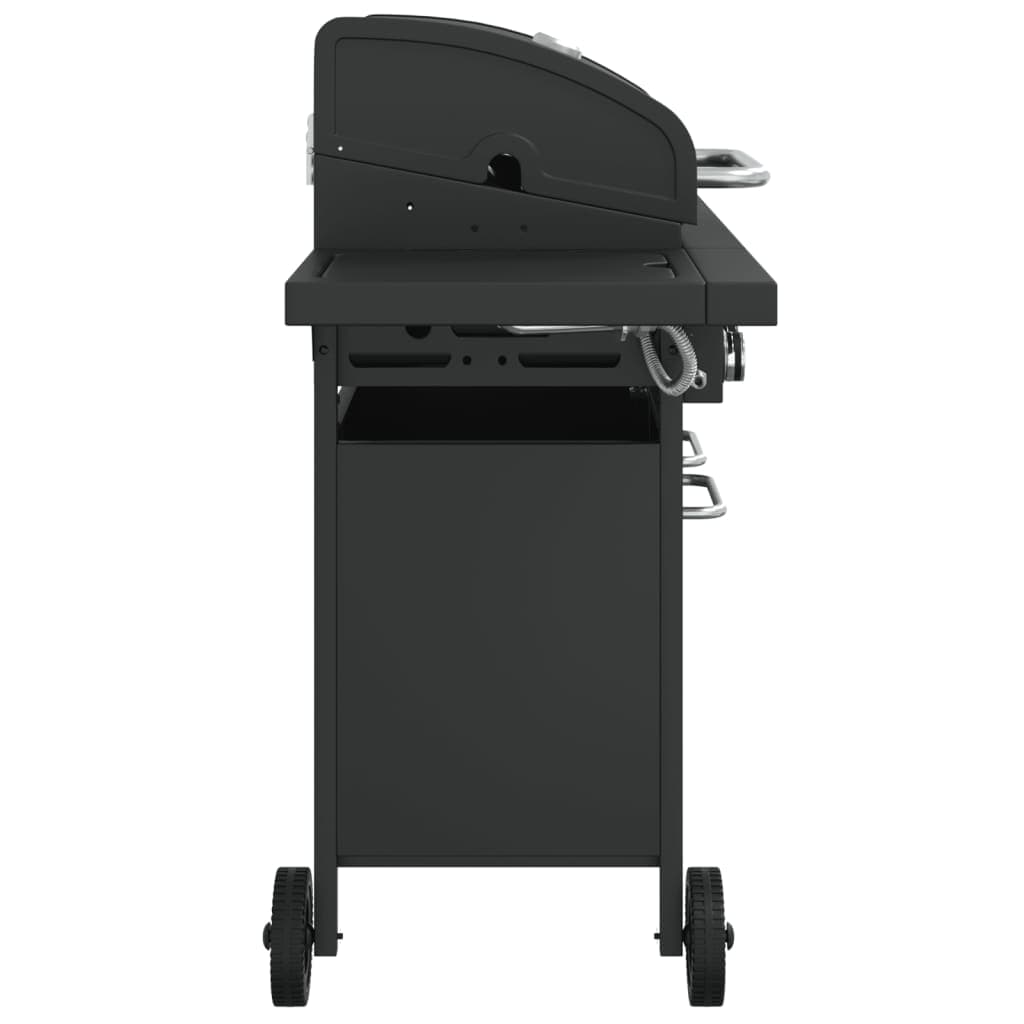 Griglia Barbecue a Gas con 5 Bruciatori Nero in Acciaio Verniciato a Polvere in Barbecue a gas Esplodia - Napoli, commercioVirtuoso.it