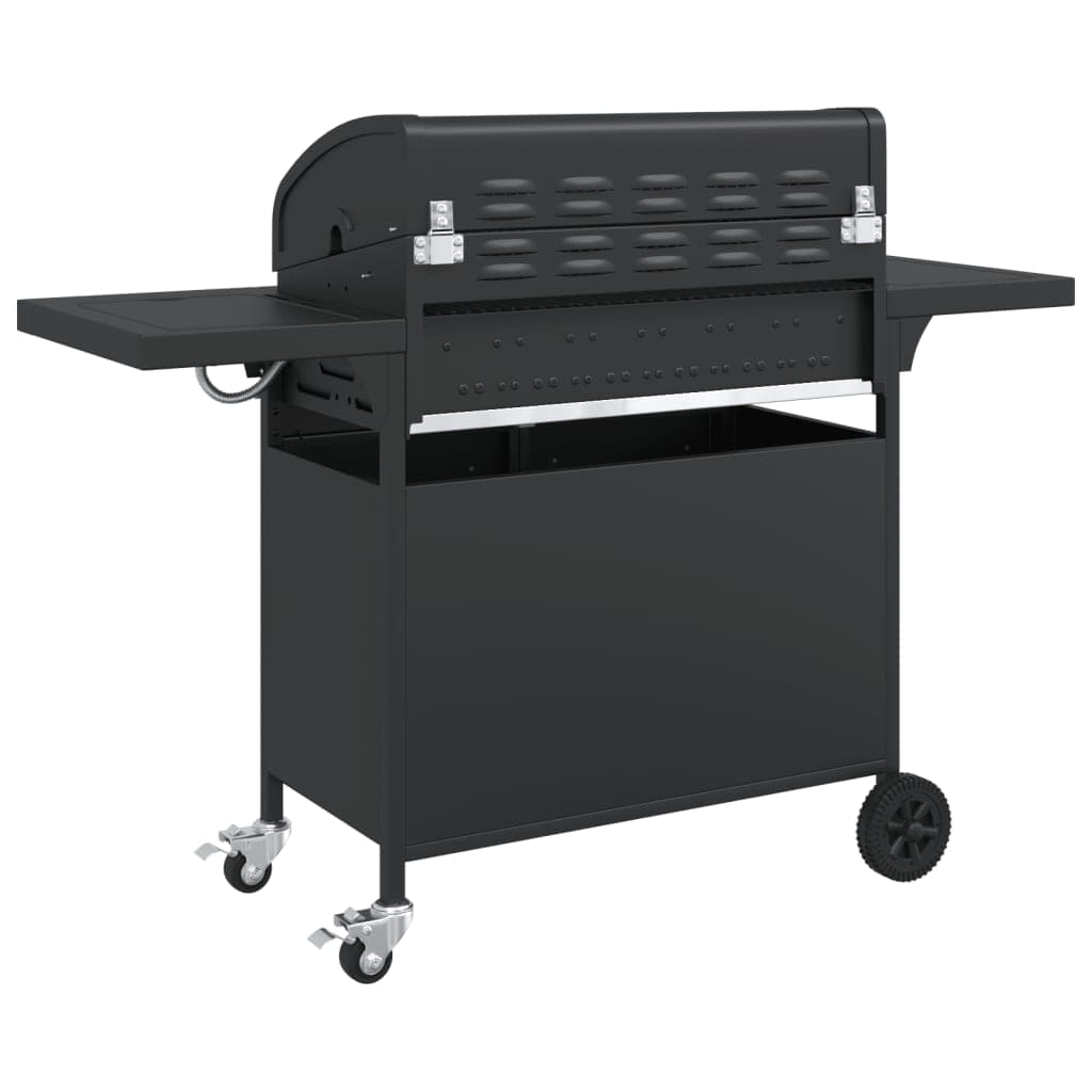 Griglia Barbecue a Gas con 7 Bruciatori Nero in Acciaio Telaio Stabile e Duraturo in Barbecue a gas Esplodia - Napoli, commercioVirtuoso.it