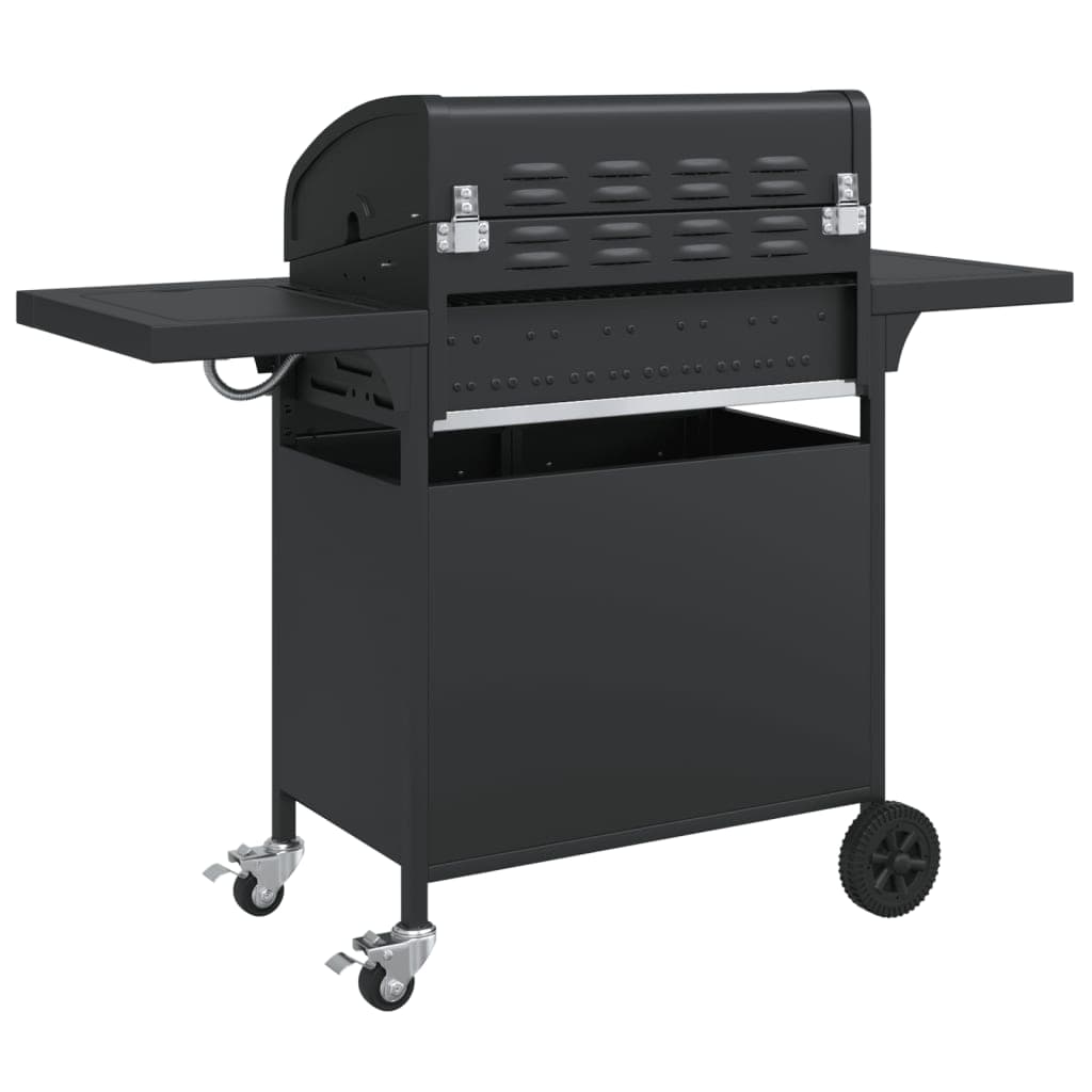 Griglia Barbecue a Gas con 5 Bruciatori Nero in Acciaio Verniciato a Polvere in Barbecue a gas Esplodia - Napoli, commercioVirtuoso.it