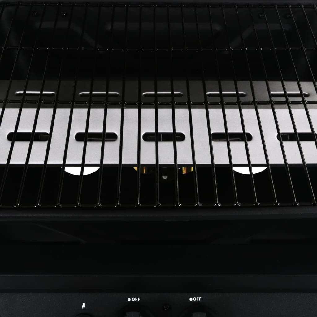 Barbecue e Griglia a Gas con Tavolino e 3 Ripiani in Acciaio Verniciato Nero in Barbecue a carbone Esplodia - Napoli, commercioVirtuoso.it