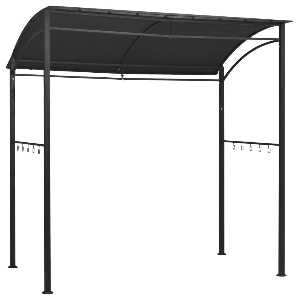 Gazebo per Barbecue Antracite in Acciaio Resistente All' acqua 215x150x220 cm in Gazebo Esplodia - Napoli, commercioVirtuoso.it