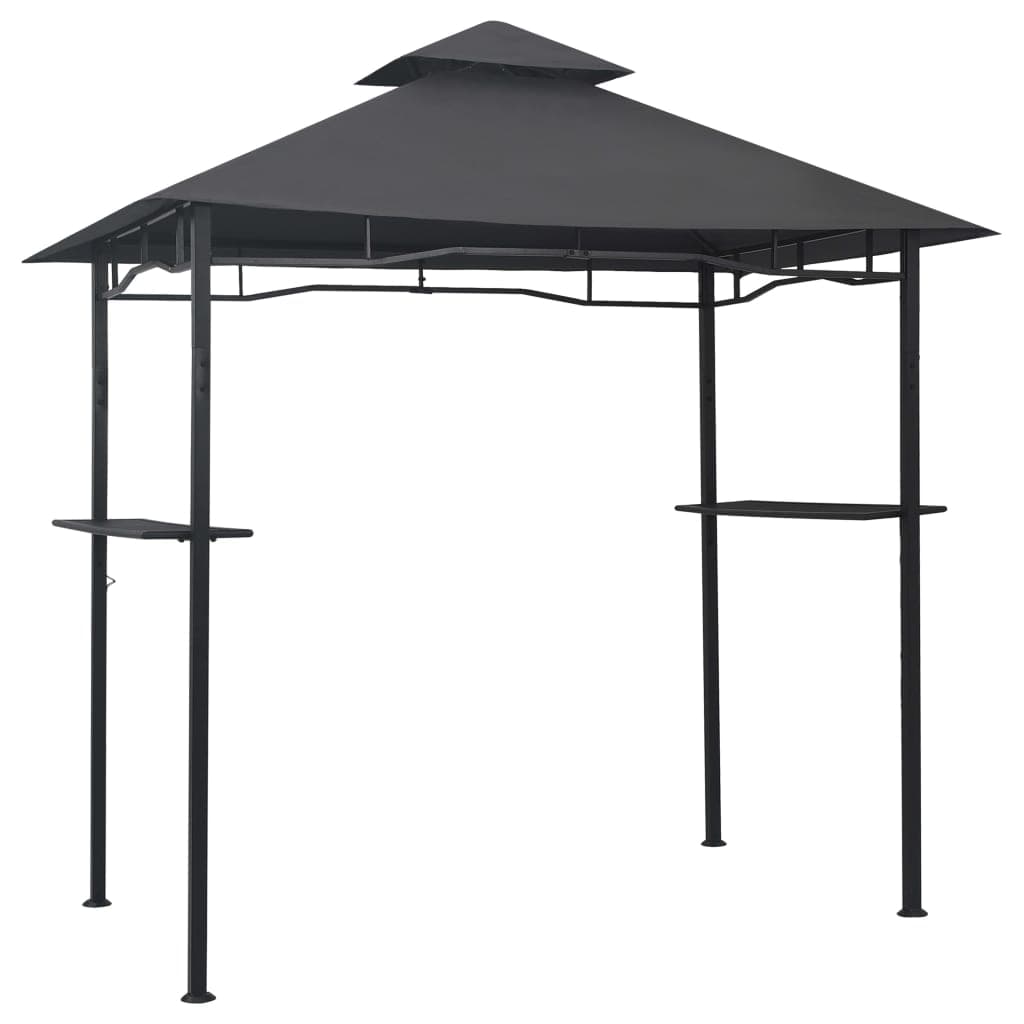 Gazebo per Barbecue 240x150x255 cm Antracite in Acciaio in Gazebo Esplodia - Napoli, commercioVirtuoso.it