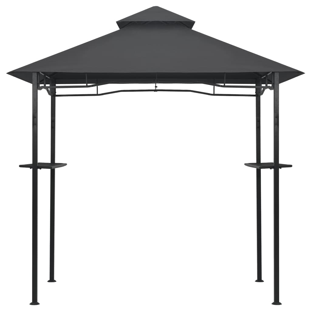 Gazebo per Barbecue 240x150x255 cm Antracite in Acciaio in Gazebo Esplodia - Napoli, commercioVirtuoso.it