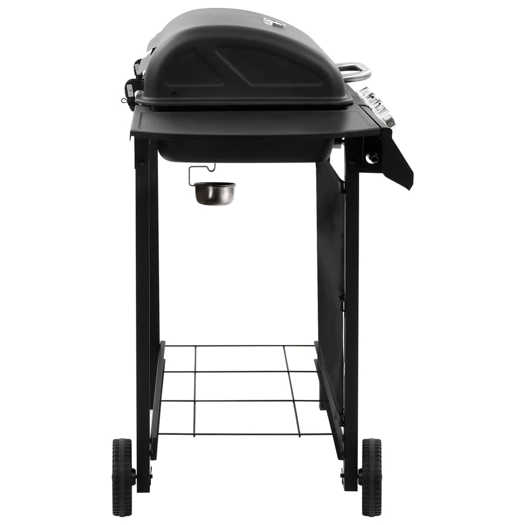 Griglia Barbecue a Gas con 4 Bruciatori Nera in Barbecue a gas Esplodia - Napoli, commercioVirtuoso.it