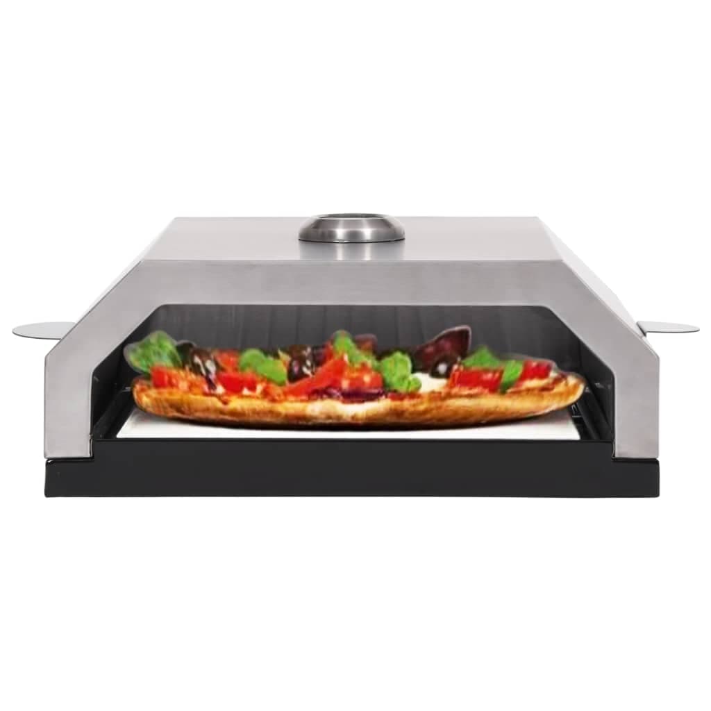 Forno per Pizze con Piastra Ceramica per Barbecue a Gas e Carbone Acciaio Inox in Forni per pizza Esplodia - Napoli, commercioVirtuoso.it