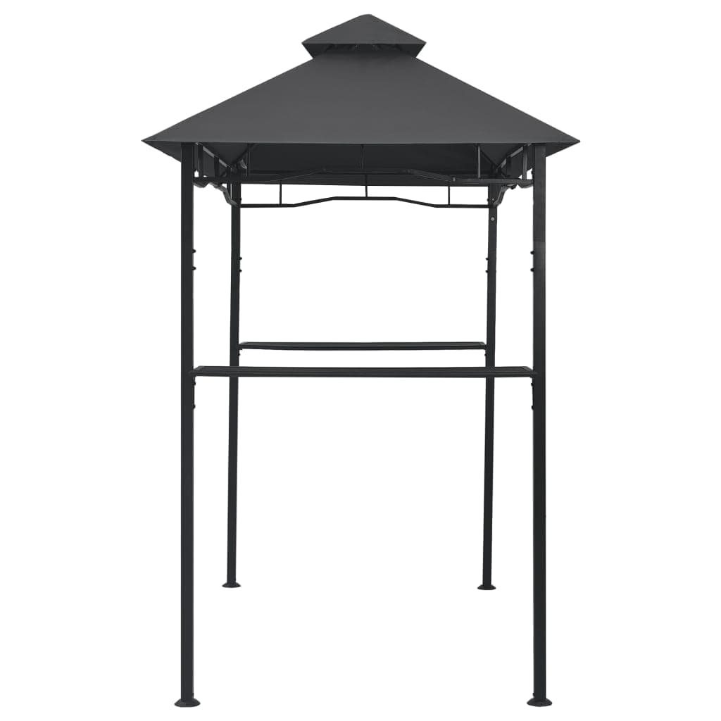 Gazebo per Barbecue 240x150x255 cm Antracite in Acciaio in Gazebo Esplodia - Napoli, commercioVirtuoso.it