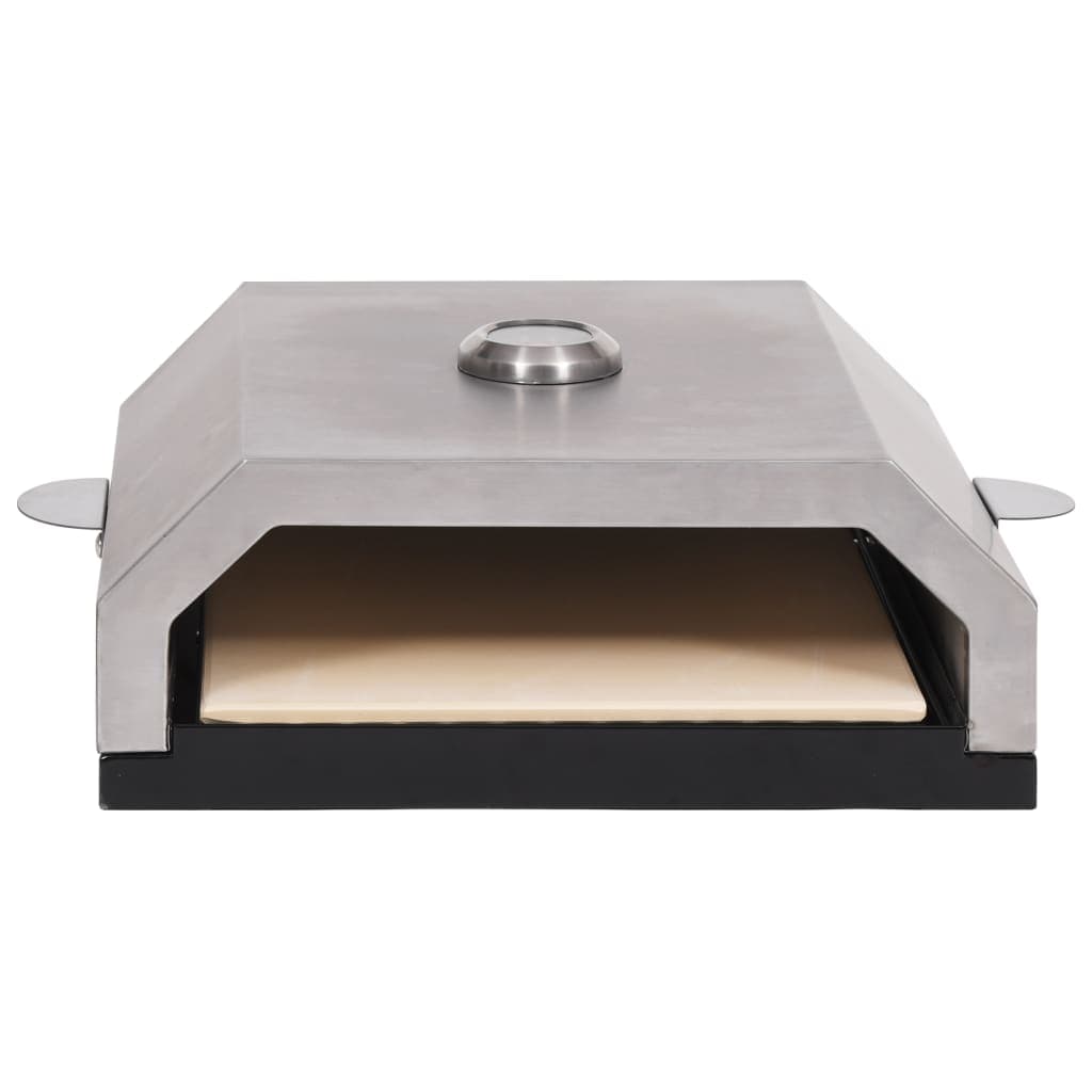 Forno per Pizze con Piastra Ceramica per Barbecue a Gas e Carbone Acciaio Inox in Forni per pizza Esplodia - Napoli, commercioVirtuoso.it