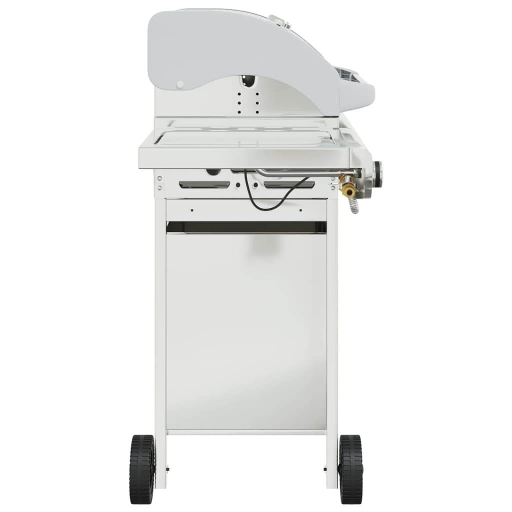 Griglia Barbecue a Gas con 5 Bruciatori Argento in Acciaio in Barbecue a gas Esplodia - Napoli, commercioVirtuoso.it