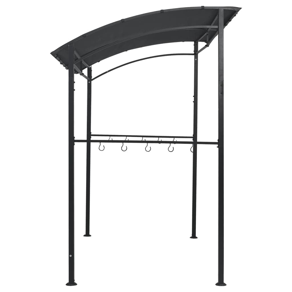 Gazebo per Barbecue Antracite in Acciaio Resistente All' acqua 215x150x220 cm in Gazebo Esplodia - Napoli, commercioVirtuoso.it