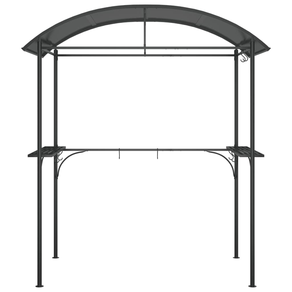 Gazebo Barbecue Ripiani Laterali Antracite 220x115x230 Acciaio in Gazebo Esplodia - Napoli, commercioVirtuoso.it