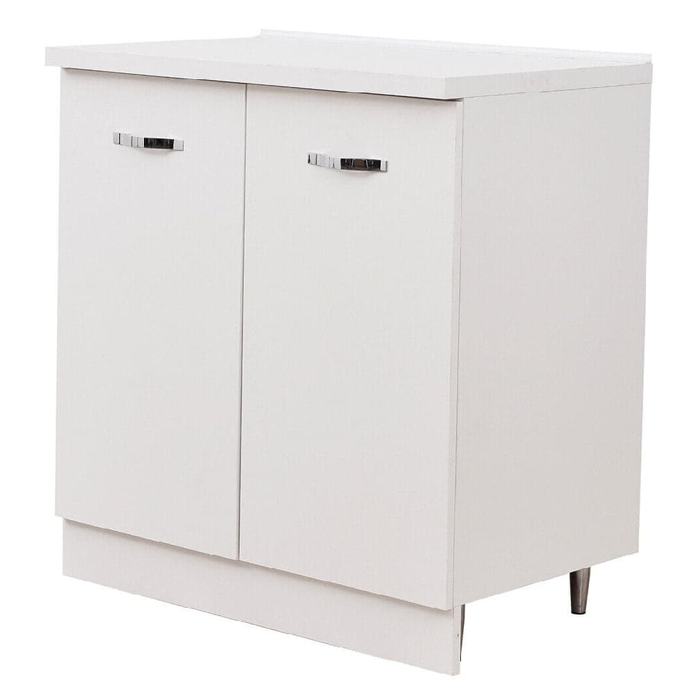 Mobile Cucina Base 2 Ante Componibile in Legno Colore Bianco 80x50 H85cm in Moduli componibili Danyx - Casoria, commercioVirtuoso.it