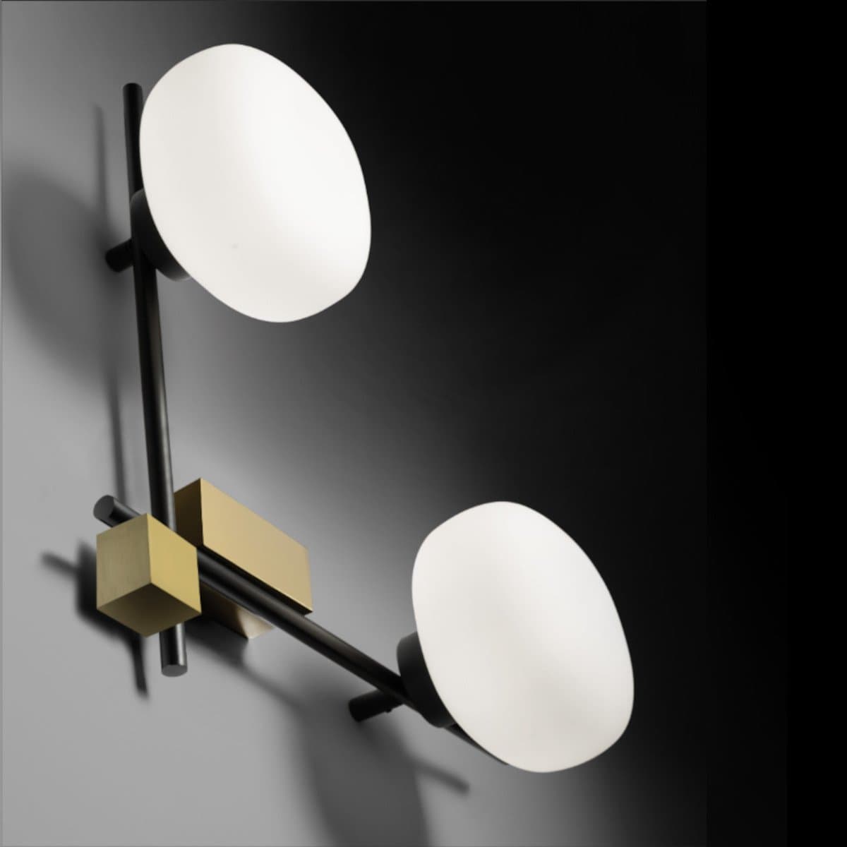 Applique moderno Miloox LINGOTTO 1744 344 G9 LED metallo vetro in Applique Lampadari Bartalini - Colle di Val d’Elsa, commercioVirtuoso.it