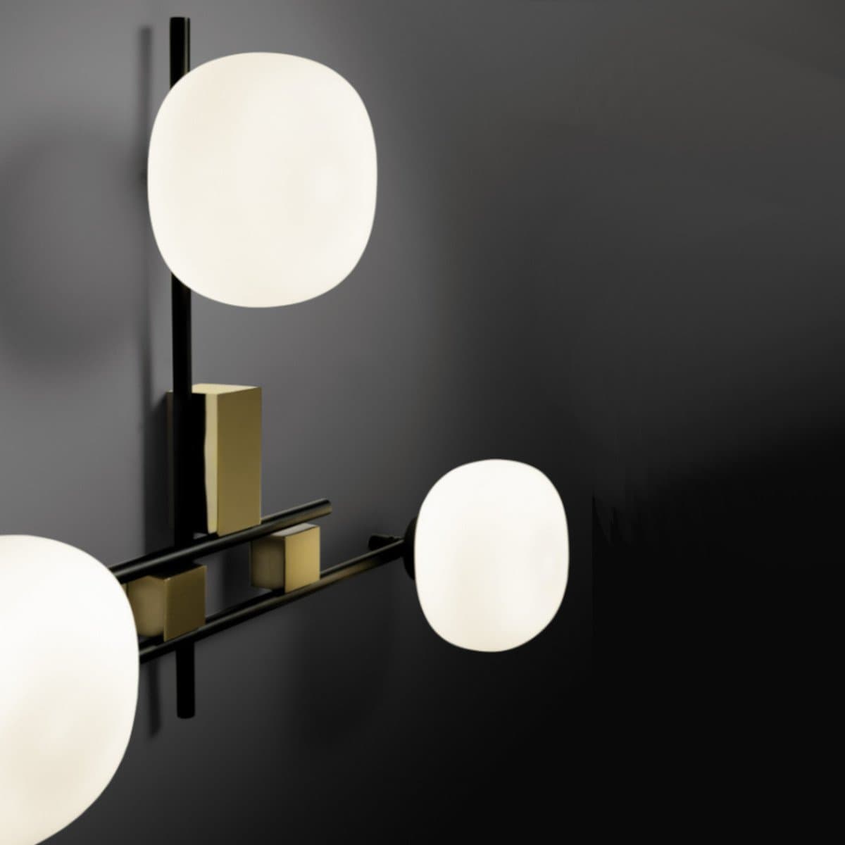 Applique moderno Miloox LINGOTTO 1744 346 G9 LED metallo vetro in Applique Lampadari Bartalini - Colle di Val d’Elsa, commercioVirtuoso.it