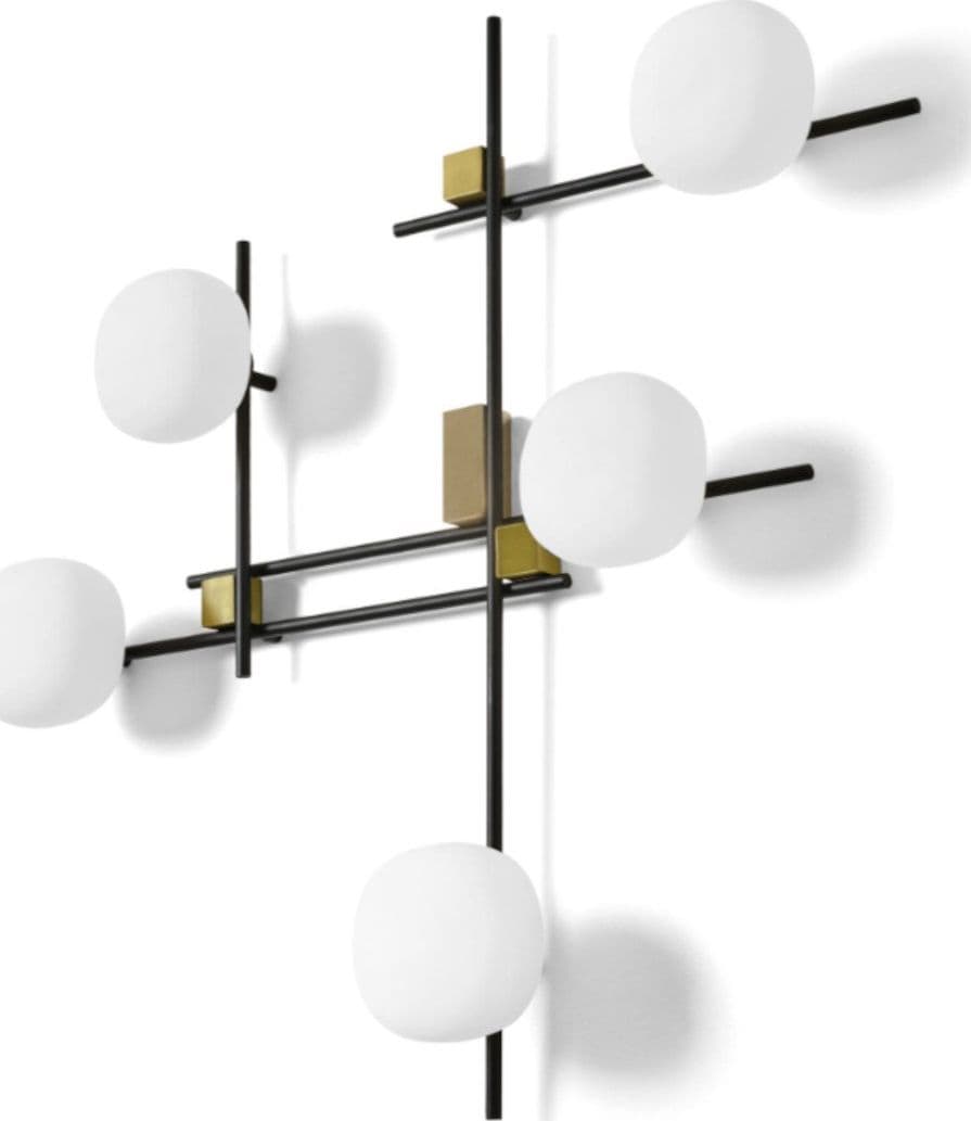 Applique moderno Miloox LINGOTTO 1744 348 G9 LED metallo vetro in Applique Lampadari Bartalini - Colle di Val d’Elsa, commercioVirtuoso.it