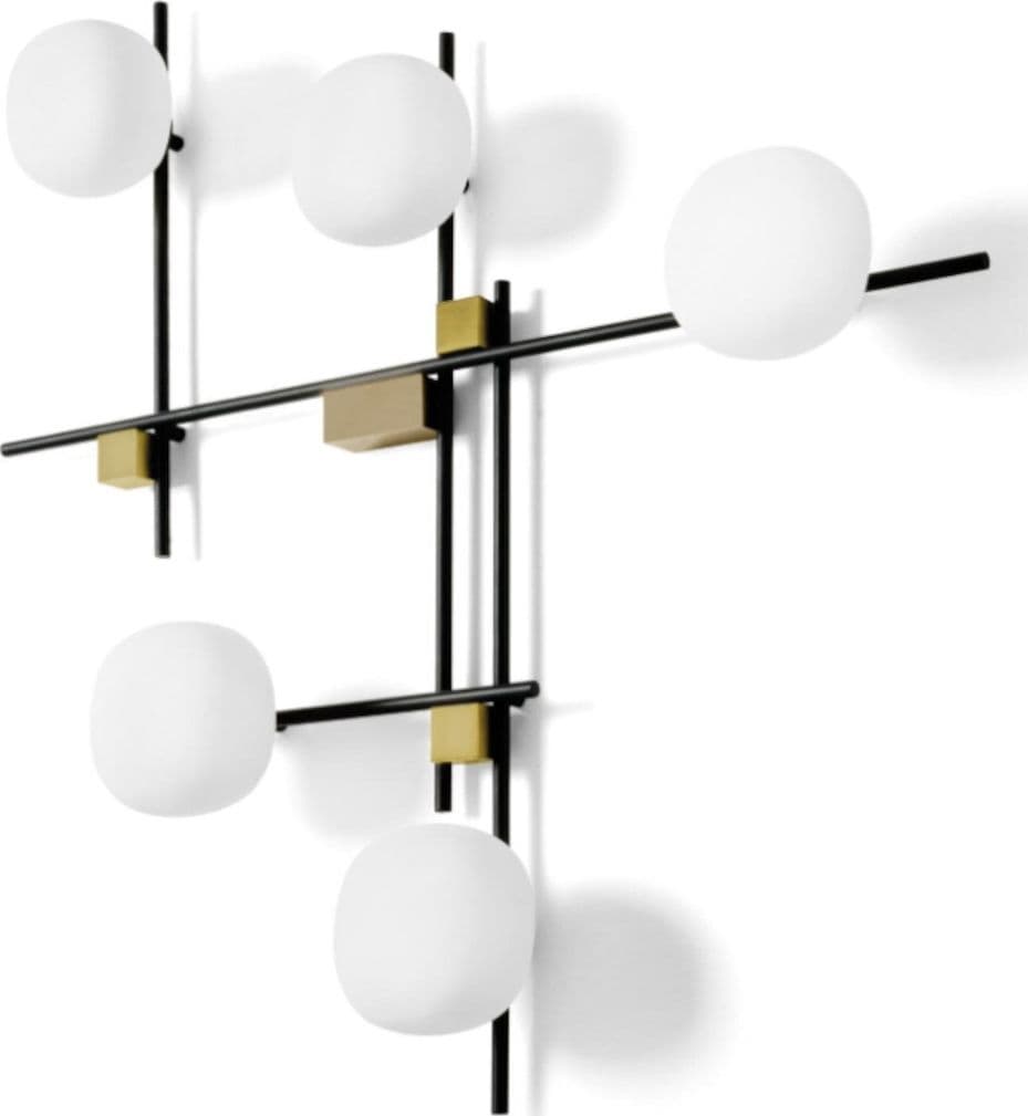 Applique moderno Miloox LINGOTTO 1744 348 G9 LED metallo vetro in Applique Lampadari Bartalini - Colle di Val d’Elsa, commercioVirtuoso.it