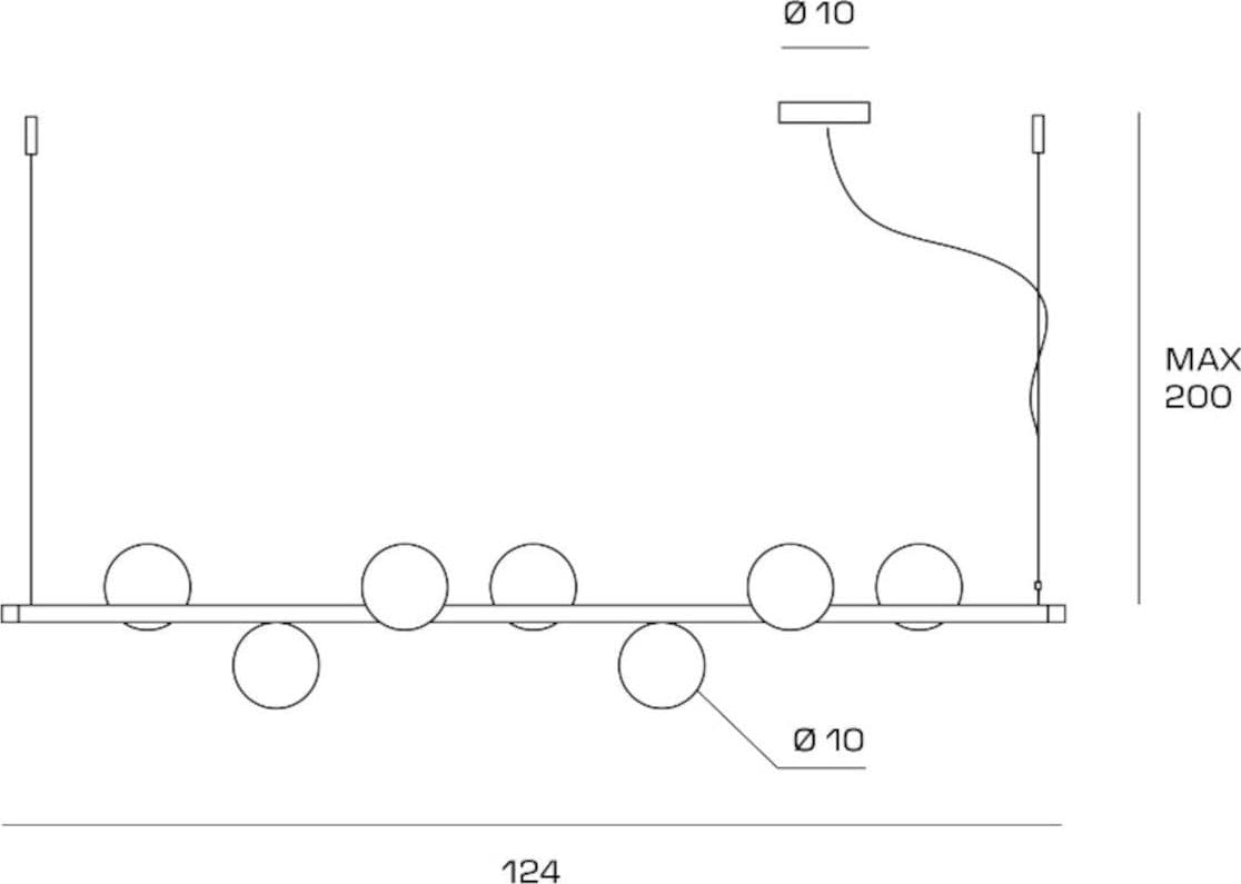 Lampadario classico Miloox POMI' 1744 269 G9 LED metallo vetro in Lampade a sospensione Lampadari Bartalini - Colle di Val d’Elsa, commercioVirtuoso.it