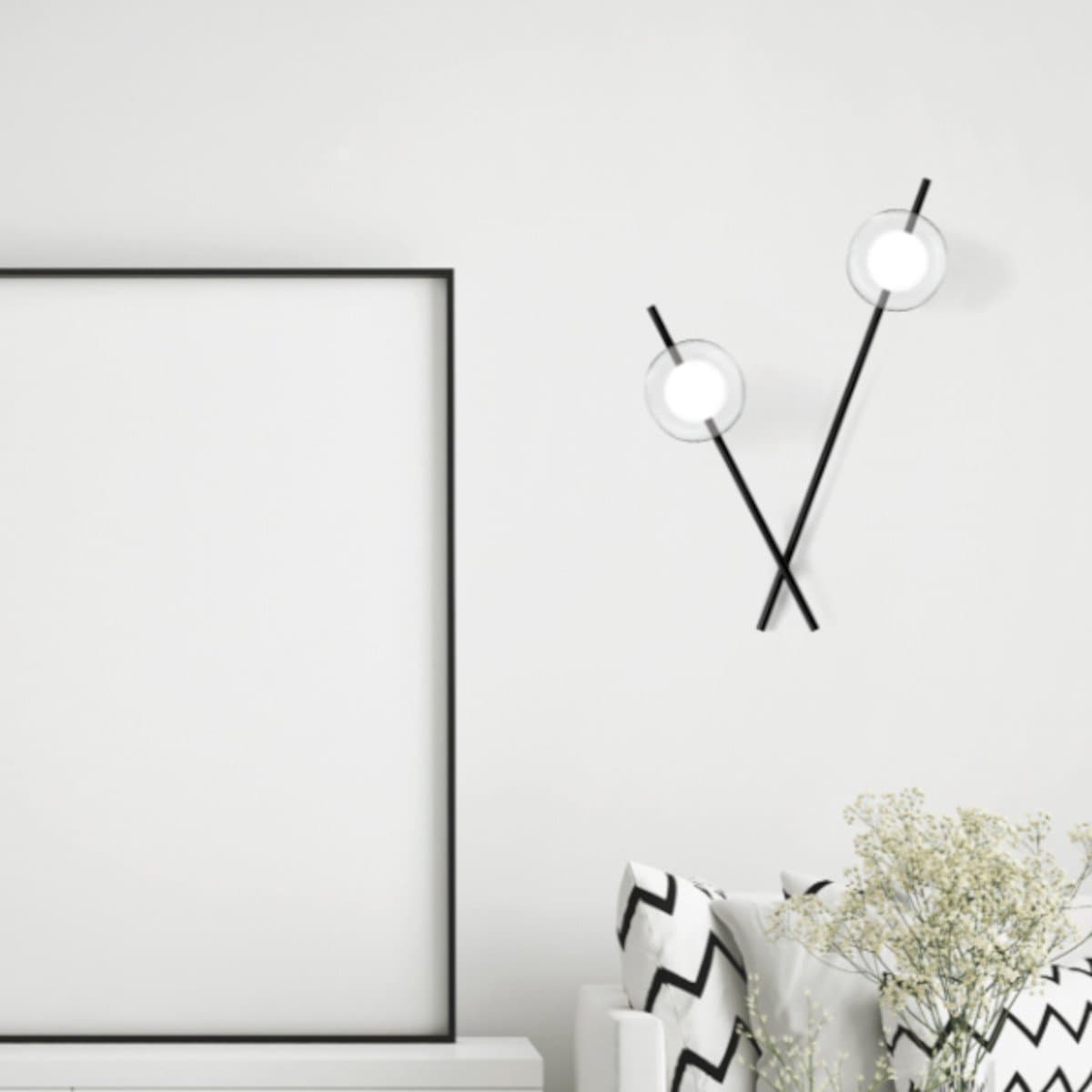 Applique moderna Miloox MIKADO 1744.175 1744.218 G9 LED metallo vetro in Applique Lampadari Bartalini - Colle di Val d’Elsa, commercioVirtuoso.it