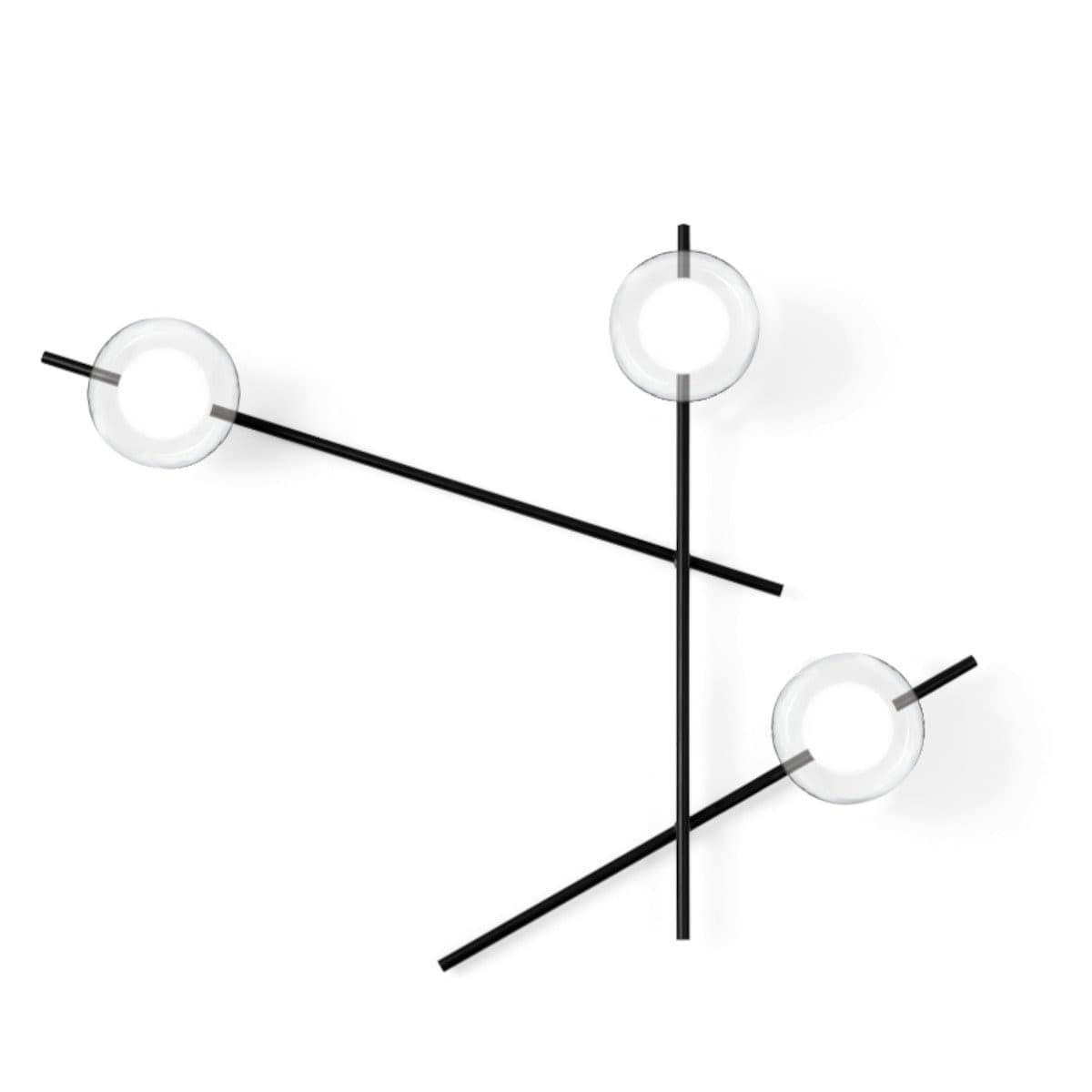 Applique moderna Miloox MIKADO 1744.176 1744.219 G9 LED metallo vetro in Applique Lampadari Bartalini - Colle di Val d’Elsa, commercioVirtuoso.it