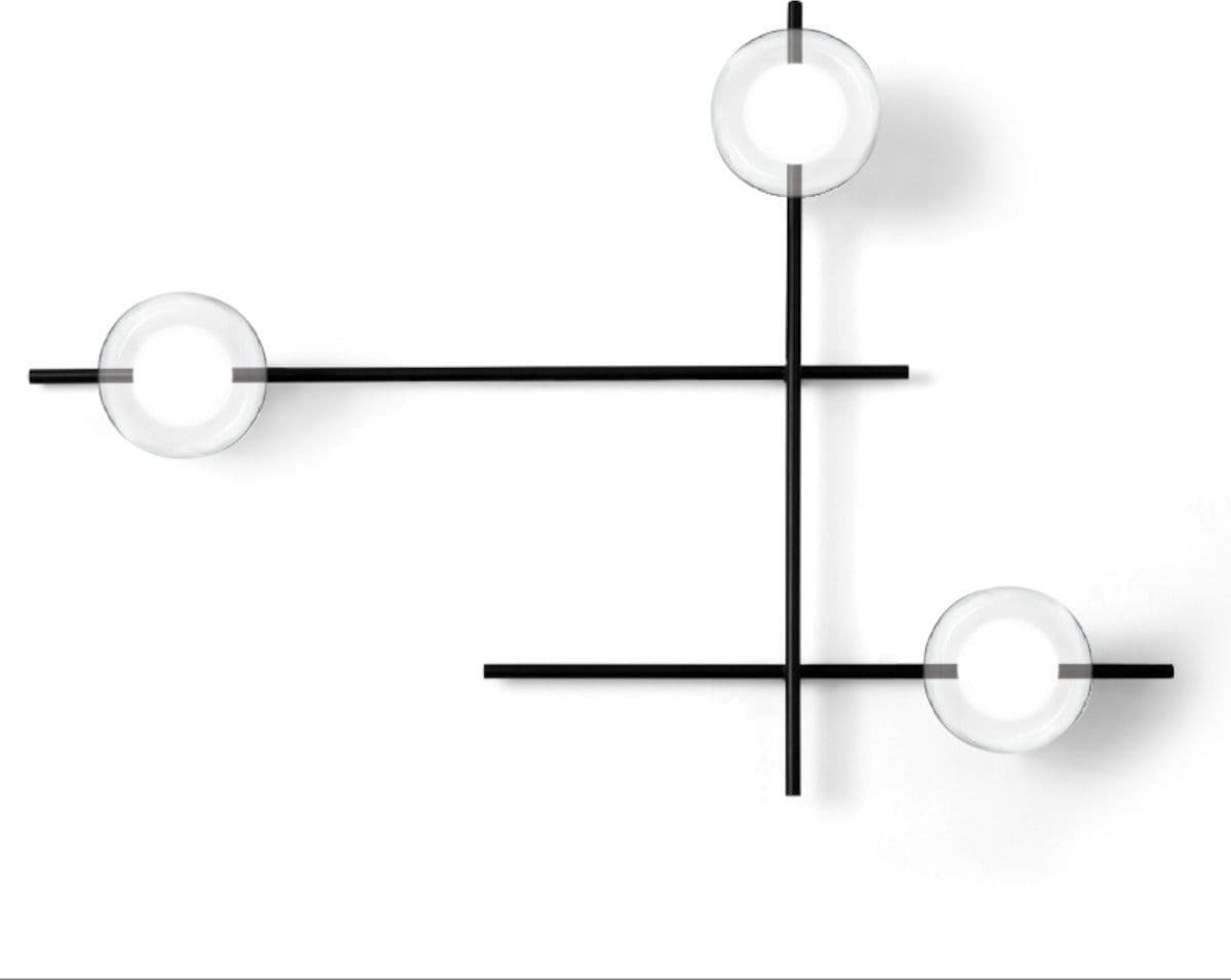 Applique moderna Miloox MIKADO 1744.176 1744.219 G9 LED metallo vetro in Applique Lampadari Bartalini - Colle di Val d’Elsa, commercioVirtuoso.it
