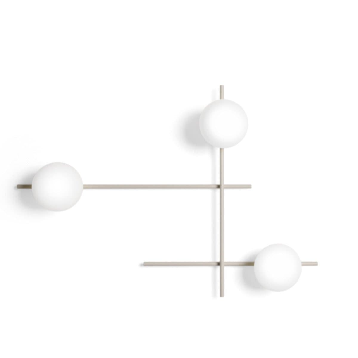 Applique moderna Miloox MIKADO 1744.373 1744.377 G9 LED metallo vetro