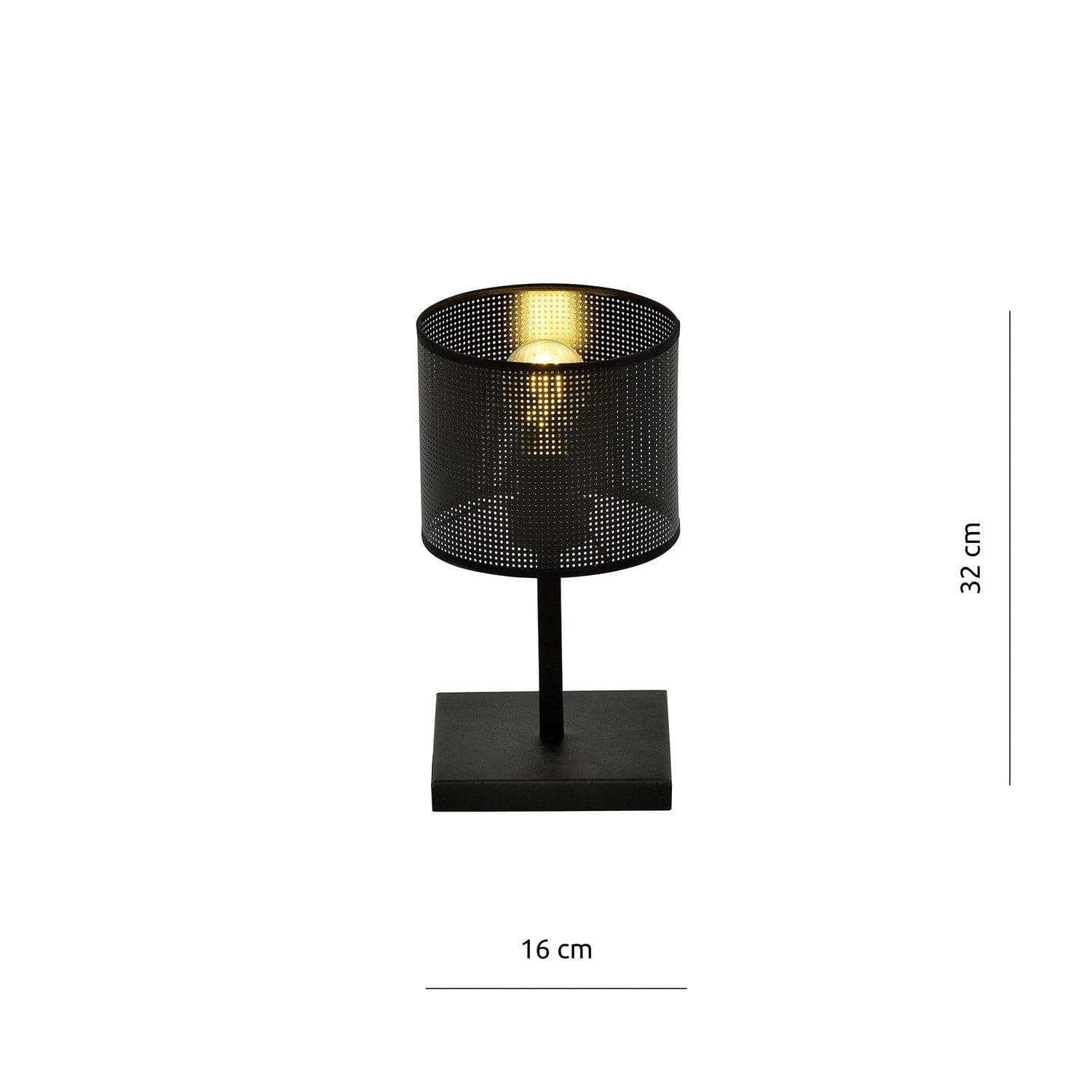 Lampada Da Tavolo Industrial 1 Luce Jordan In Acciaio Nero E Paralume A Cilindro in Lampade da tavolo e abat-jour LuceArt - Montecorvino Pugliano, commercioVirtuoso.it
