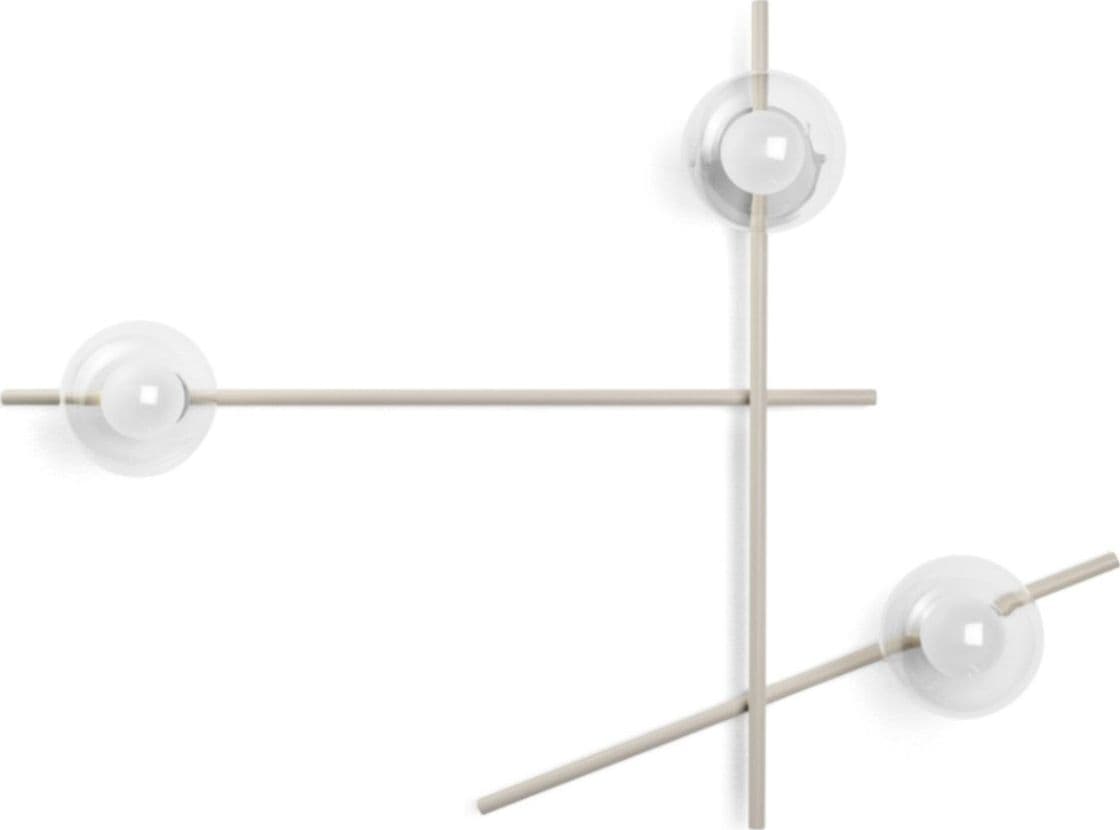 Applique moderna Miloox MIKADO 1744.373 1744.377 G9 LED metallo vetro in Applique Lampadari Bartalini - Colle di Val d’Elsa, commercioVirtuoso.it