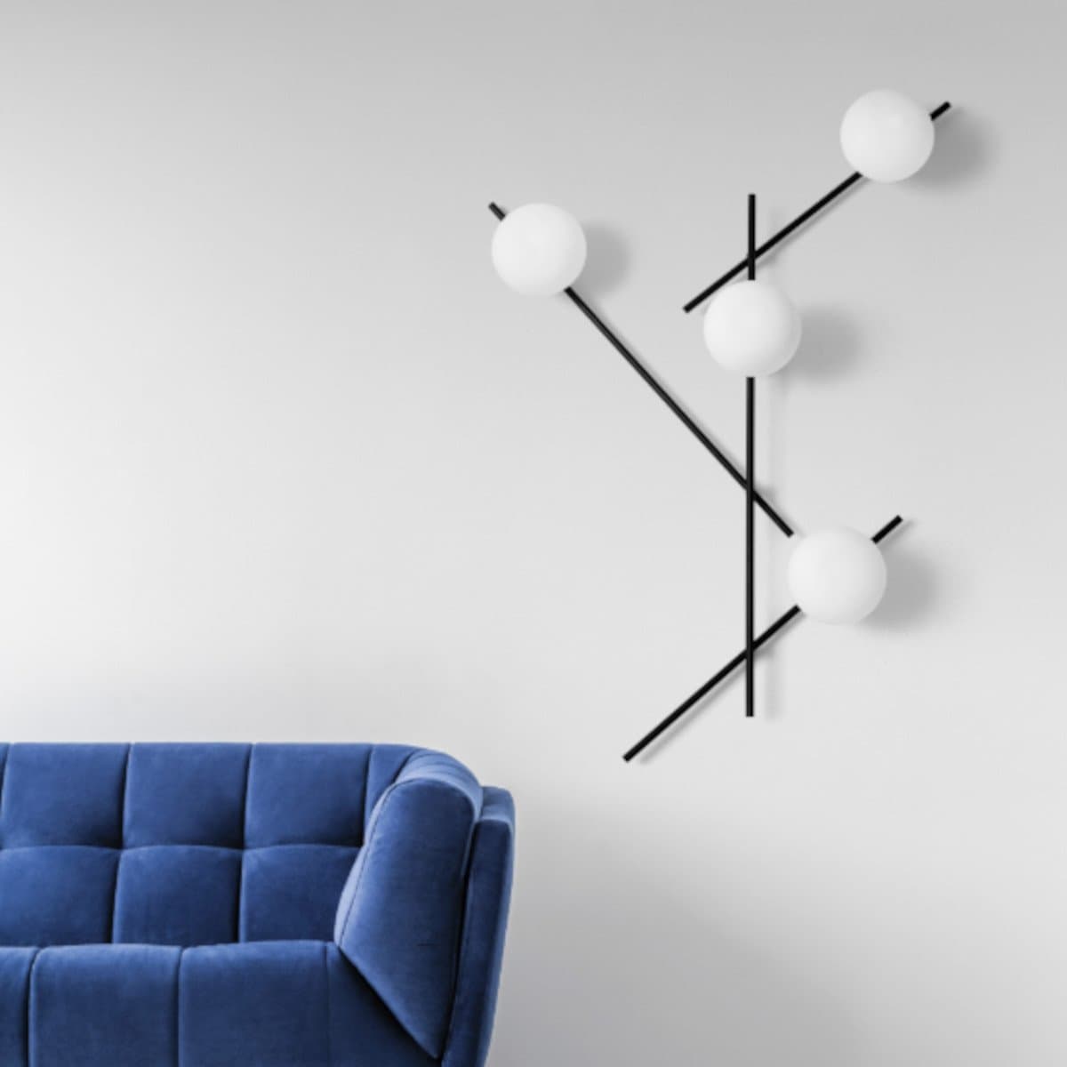 Applique moderna Miloox MIKADO 1744.177 1744.220 G9 LED metallo vetro in Applique Lampadari Bartalini - Colle di Val d’Elsa, commercioVirtuoso.it